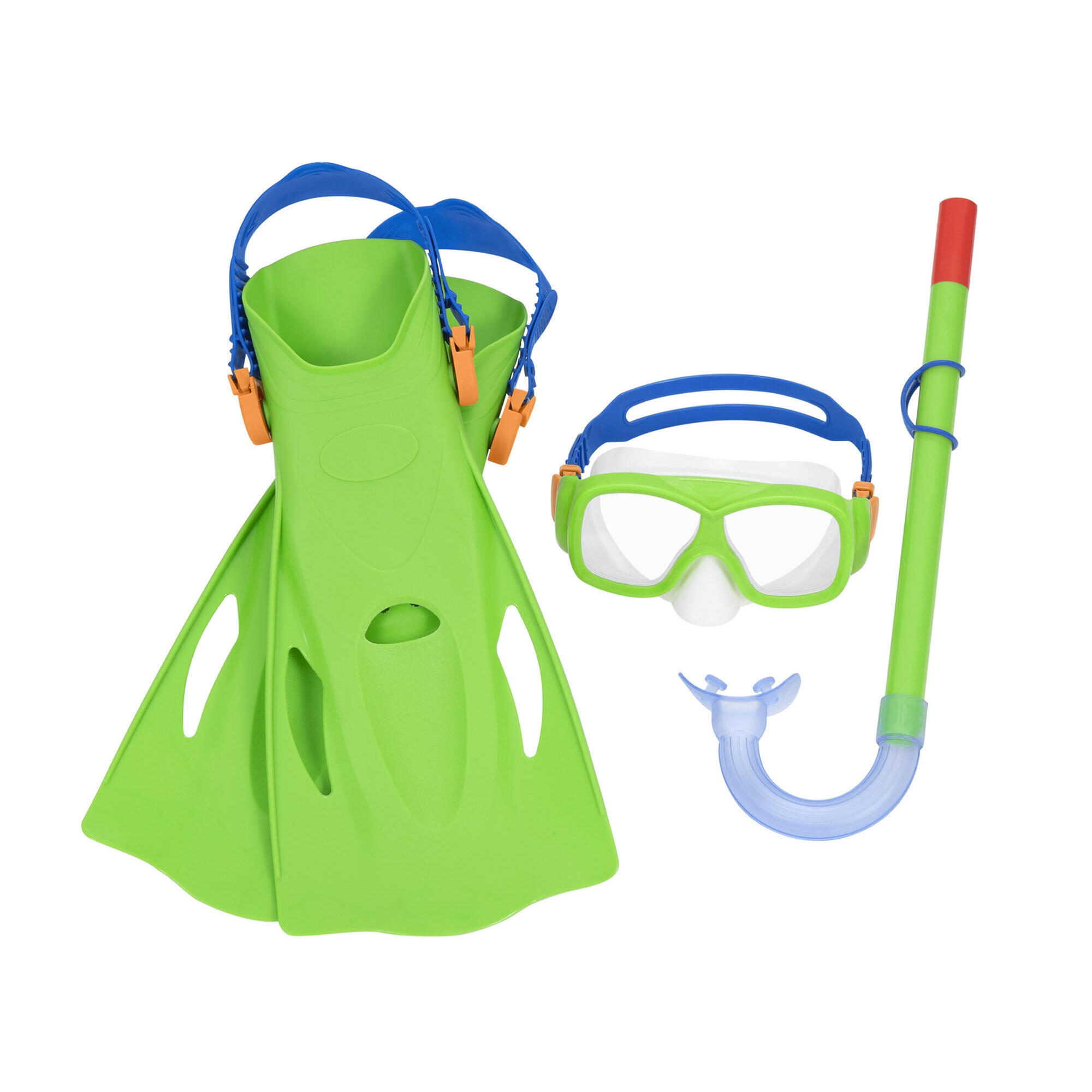 Zestaw do nurkowania pływania rurka + maska + płetwy Bestway 25019