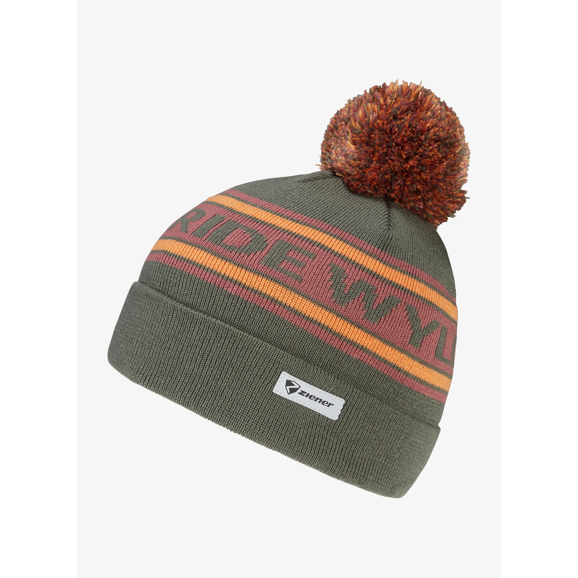 Czapka dziecięca Ziener Ikuto Hat Junior - green mud