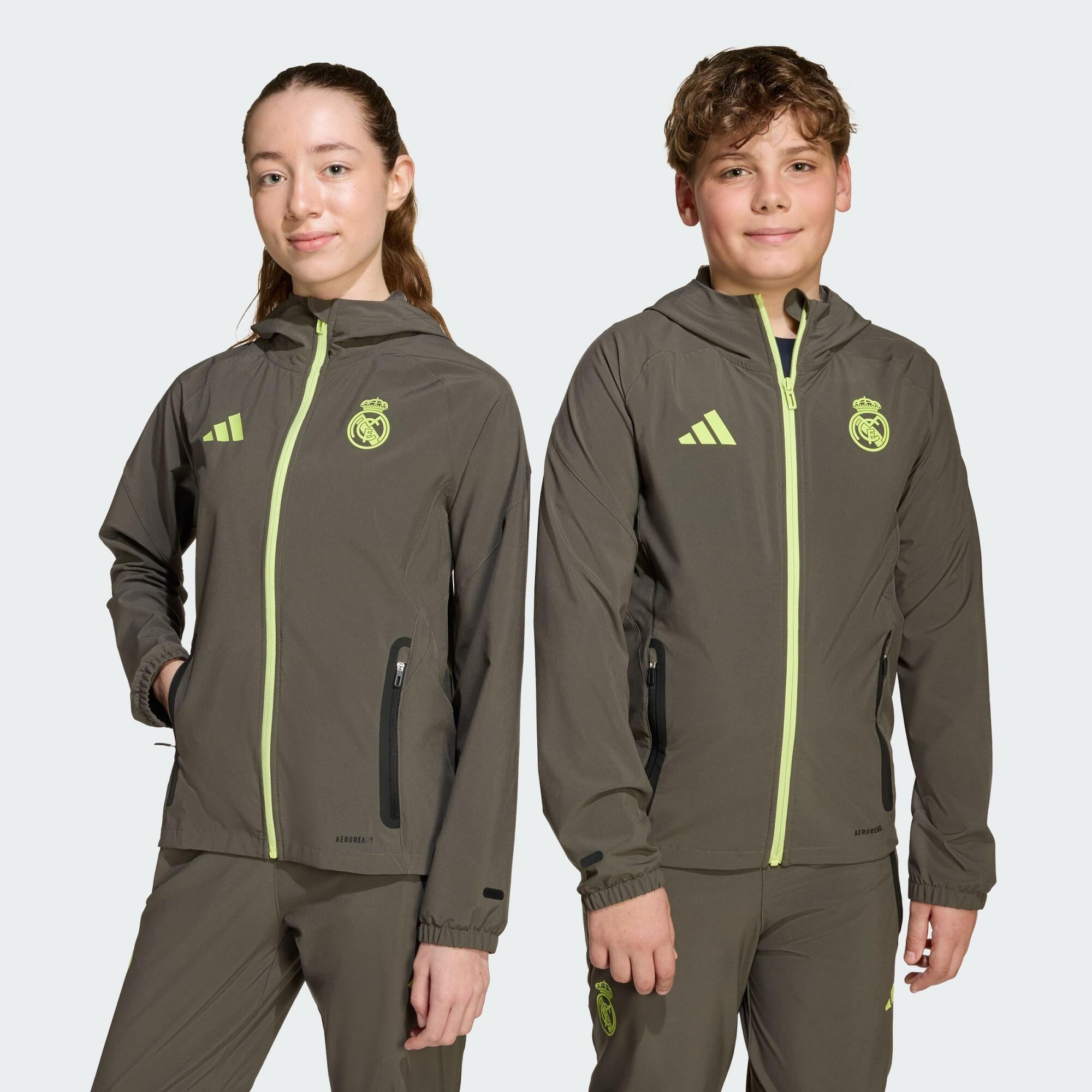 Kurtka Real Madrid Tiro 25 Competition Vis Tech Travel Jacket Kids
