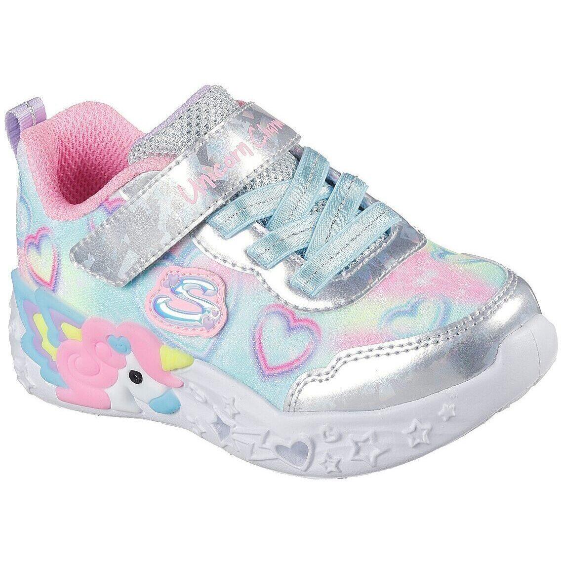 Buty sportowe dla dzieci Skechers S Lights unicorn Charmer lil