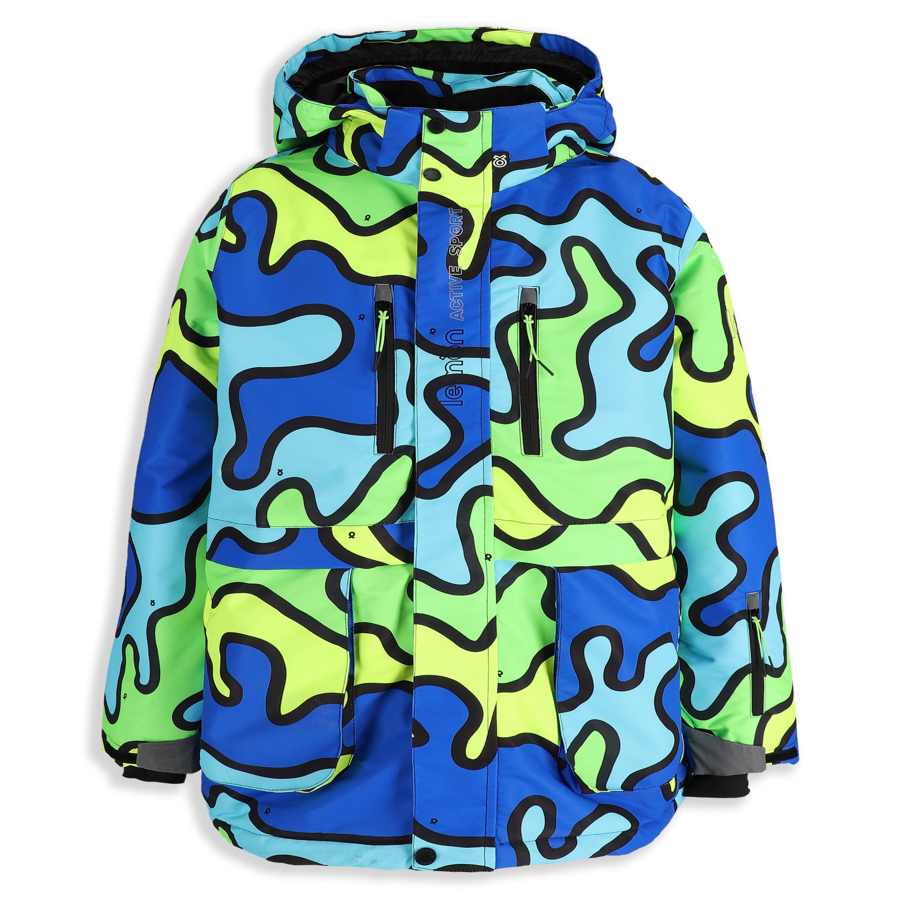 Kurtka narciarska chłopięca wodoodporna Lemon Explore ZL5