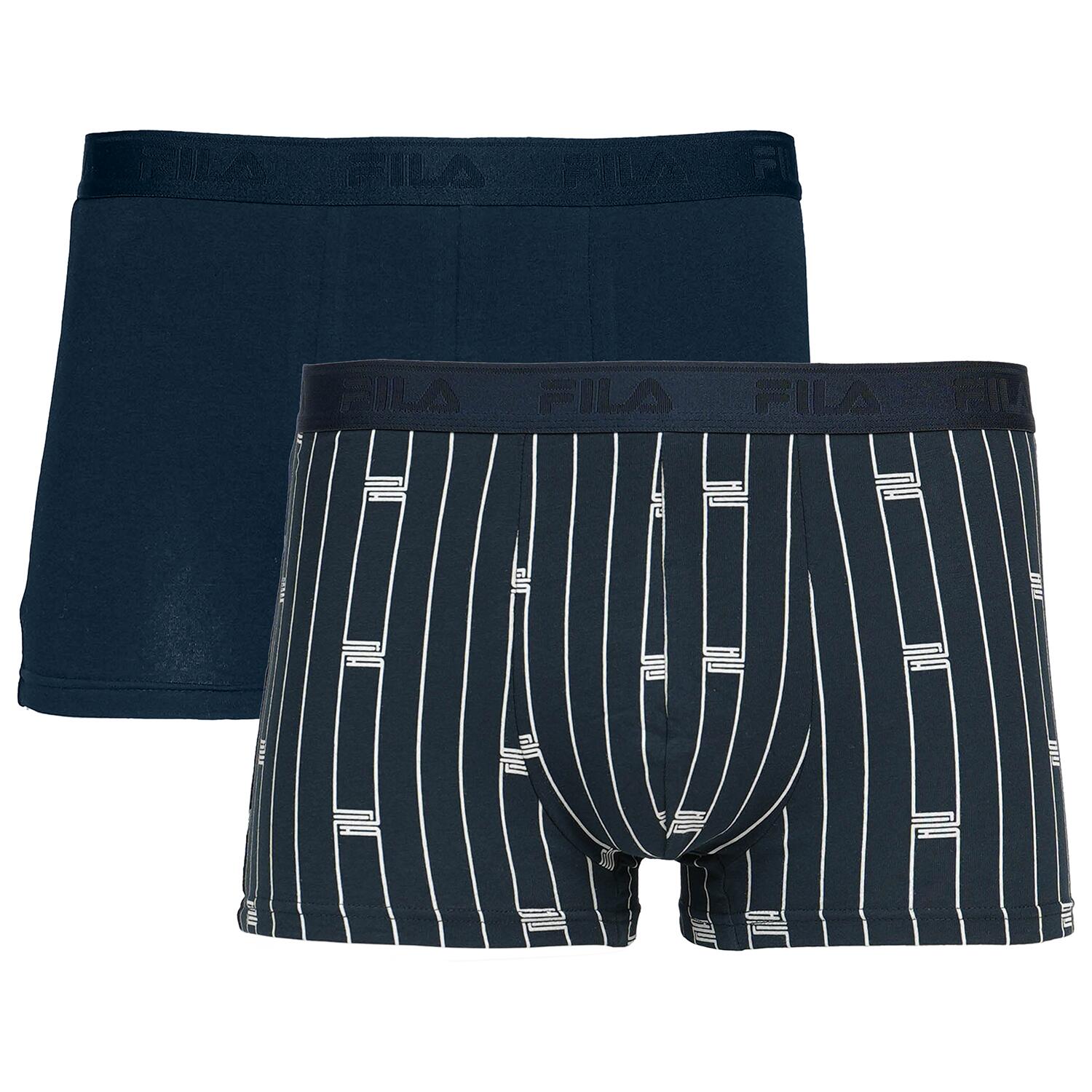 Man Boxer Elastic With Logo Pack Of 2 Pieces