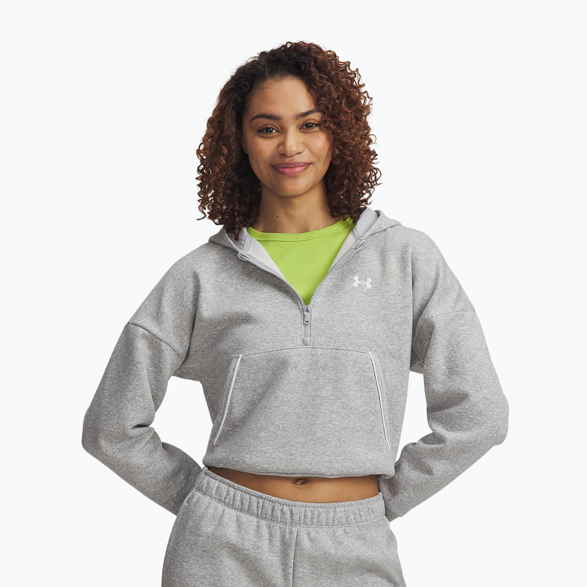 Bluza Under Armour Rival Fleece Piped HZ Hoodie