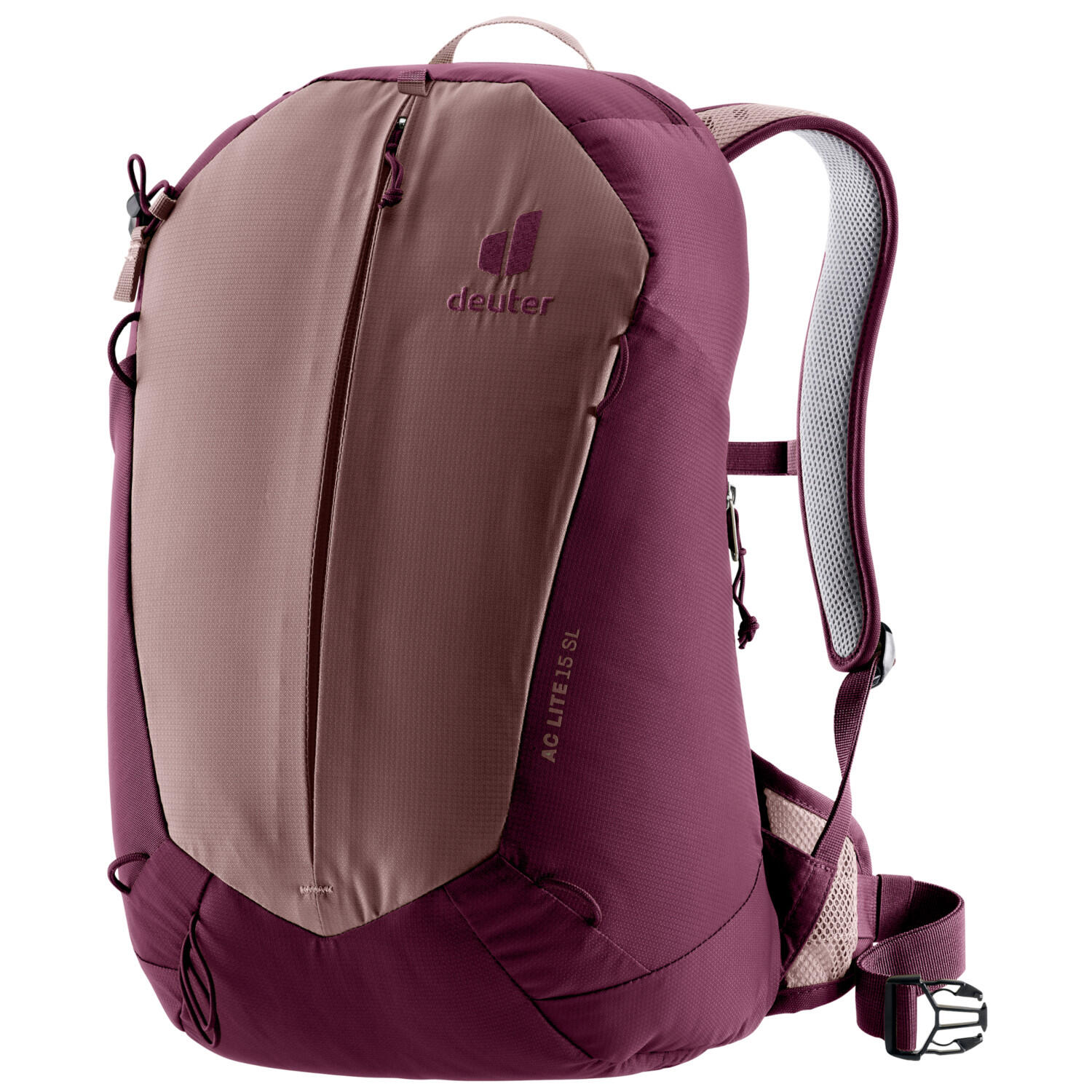 Plecak turystyczny damski Deuter AC Lite 15 SL - ashrose/cassis