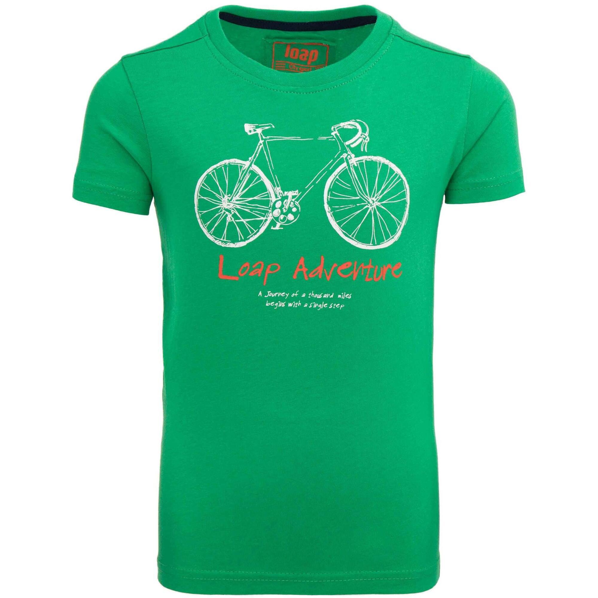 Dziecięca koszulka Loap Badles 116 - Miękka bawełna z kolorowym nadrukiem