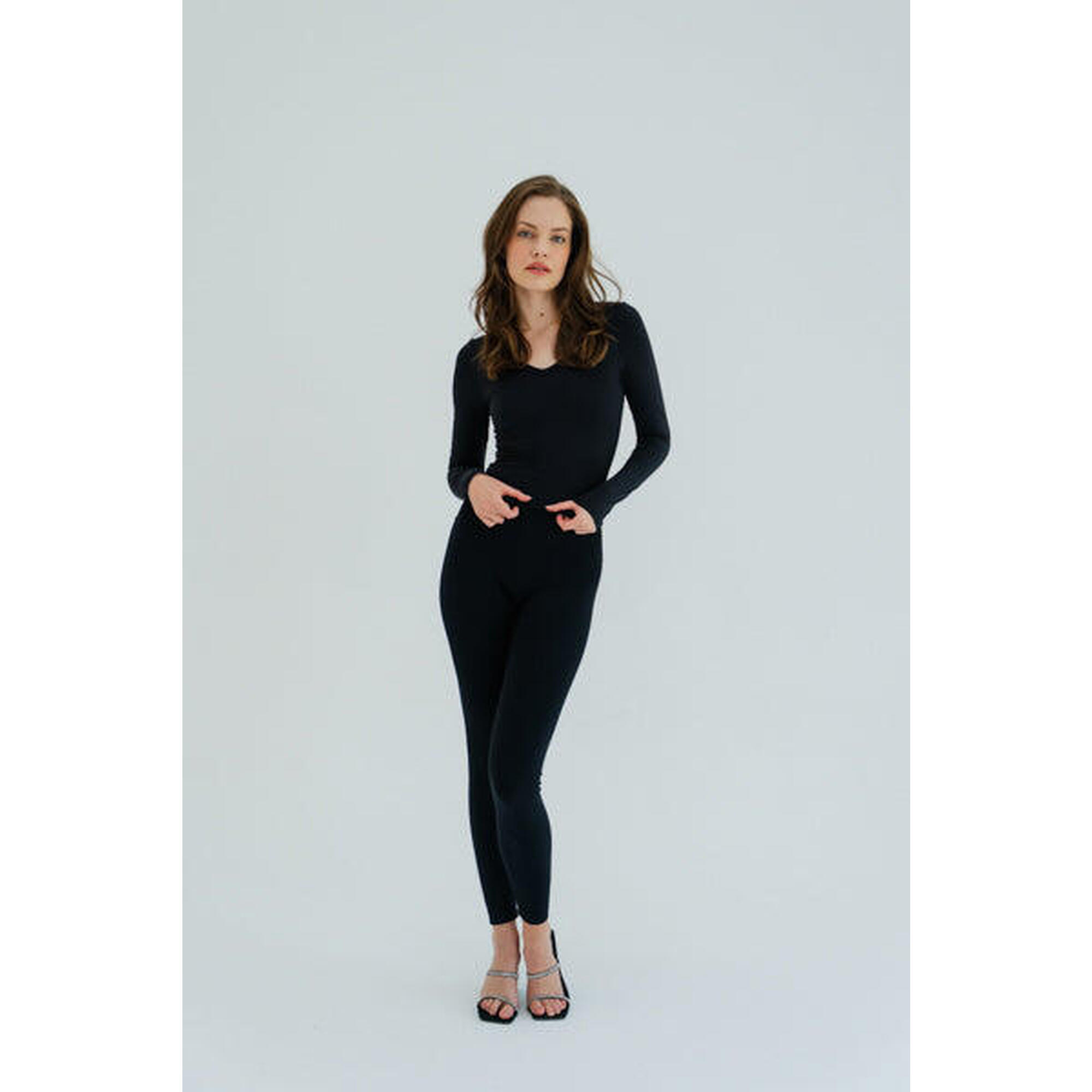 Longsleeve do jogi damski Moonholi NY Chic z długim rękawem