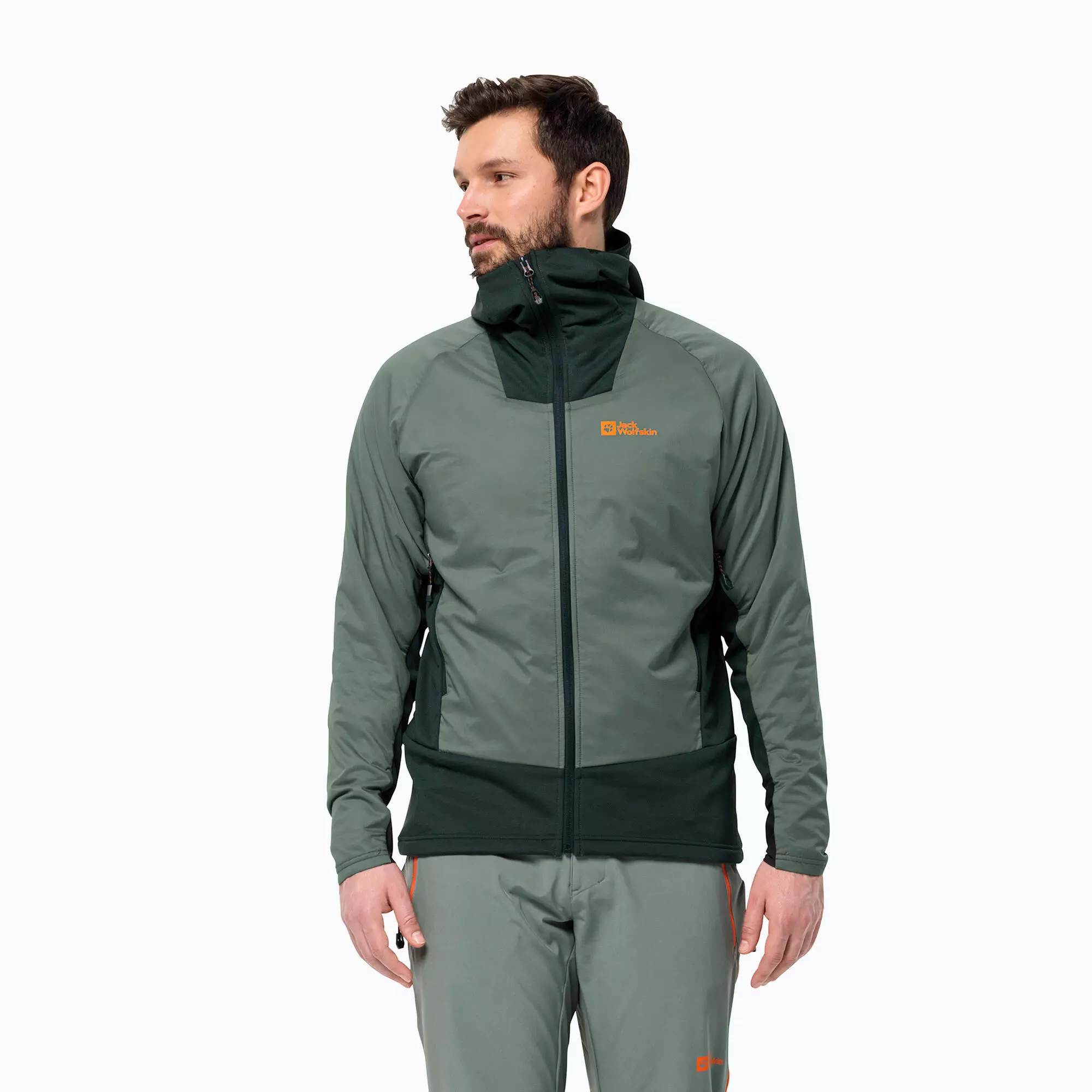 Kurtka przeciwdeszczowa męska Jack Wolfskin Alpspitze Ins Hybrid