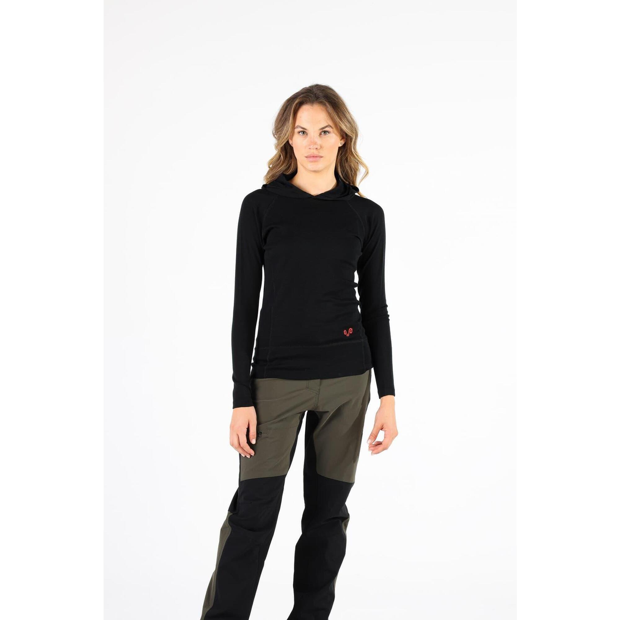 Sonatra - Koszulka z kapturem 100% wełna merino (195 g/m²)