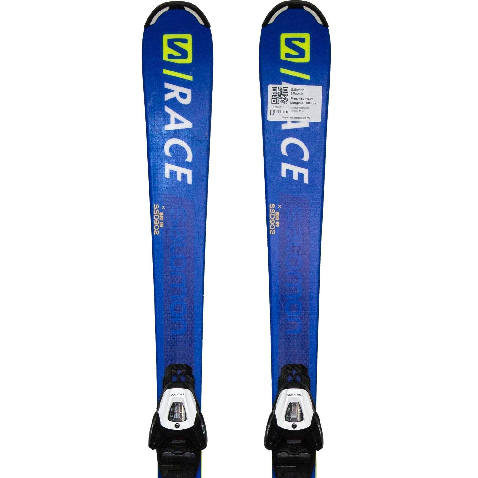 Second Life- Narty SALOMON S Race Jr., 130 cm - Stan bardzo dobry