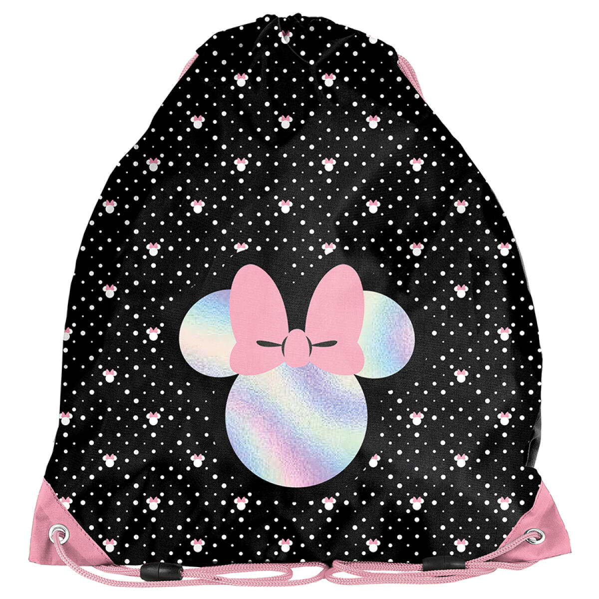 Młodzieżowy worek na buty do szkoły PASO x Minnie Mouse Holo DM23VV-712