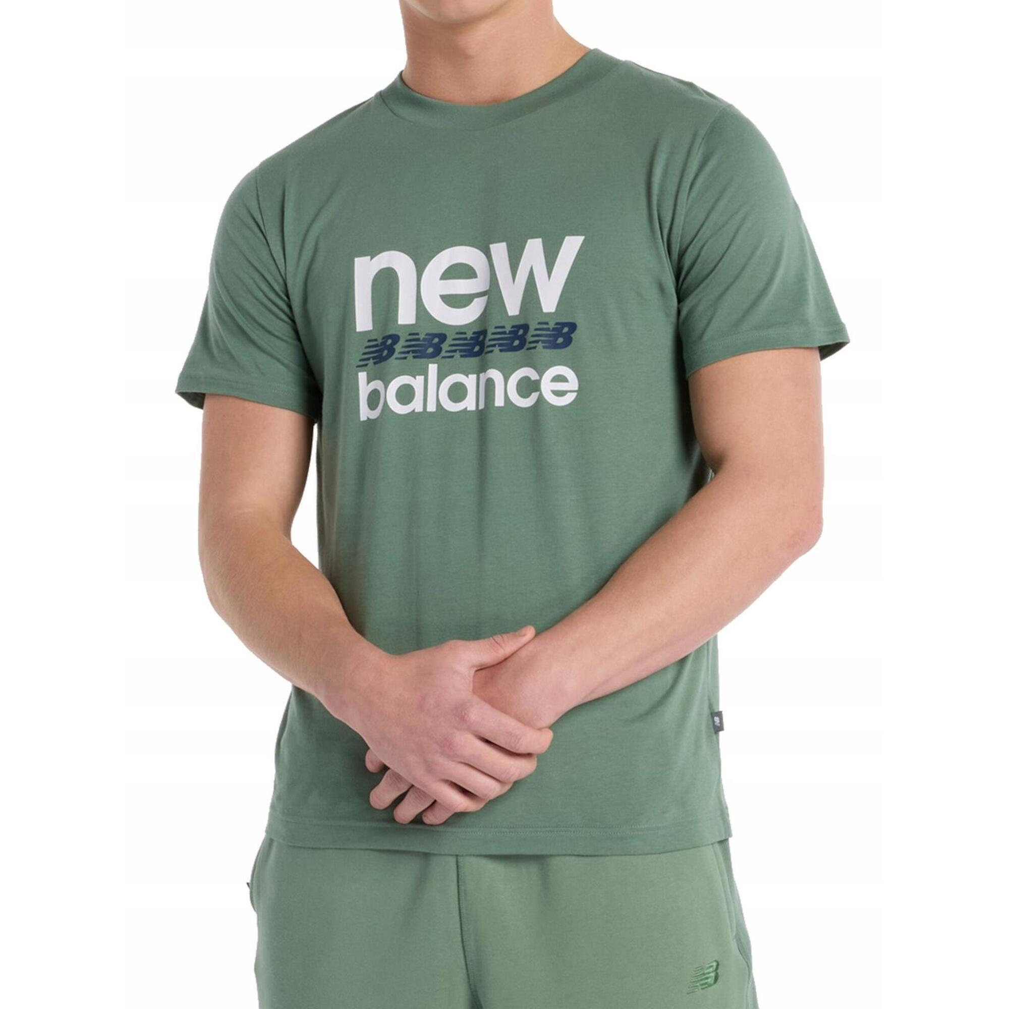 KOSZULKA męska T-SHIRT NEW BALANCE MT51940DKJ bawełniana sportowa 2XL