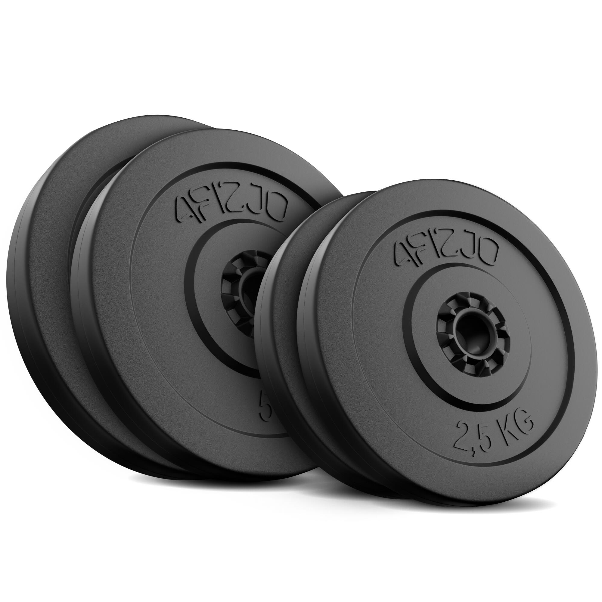 Zestaw obciążeń bitumicznych 2 x 2,5 kg i 2 x 5 kg