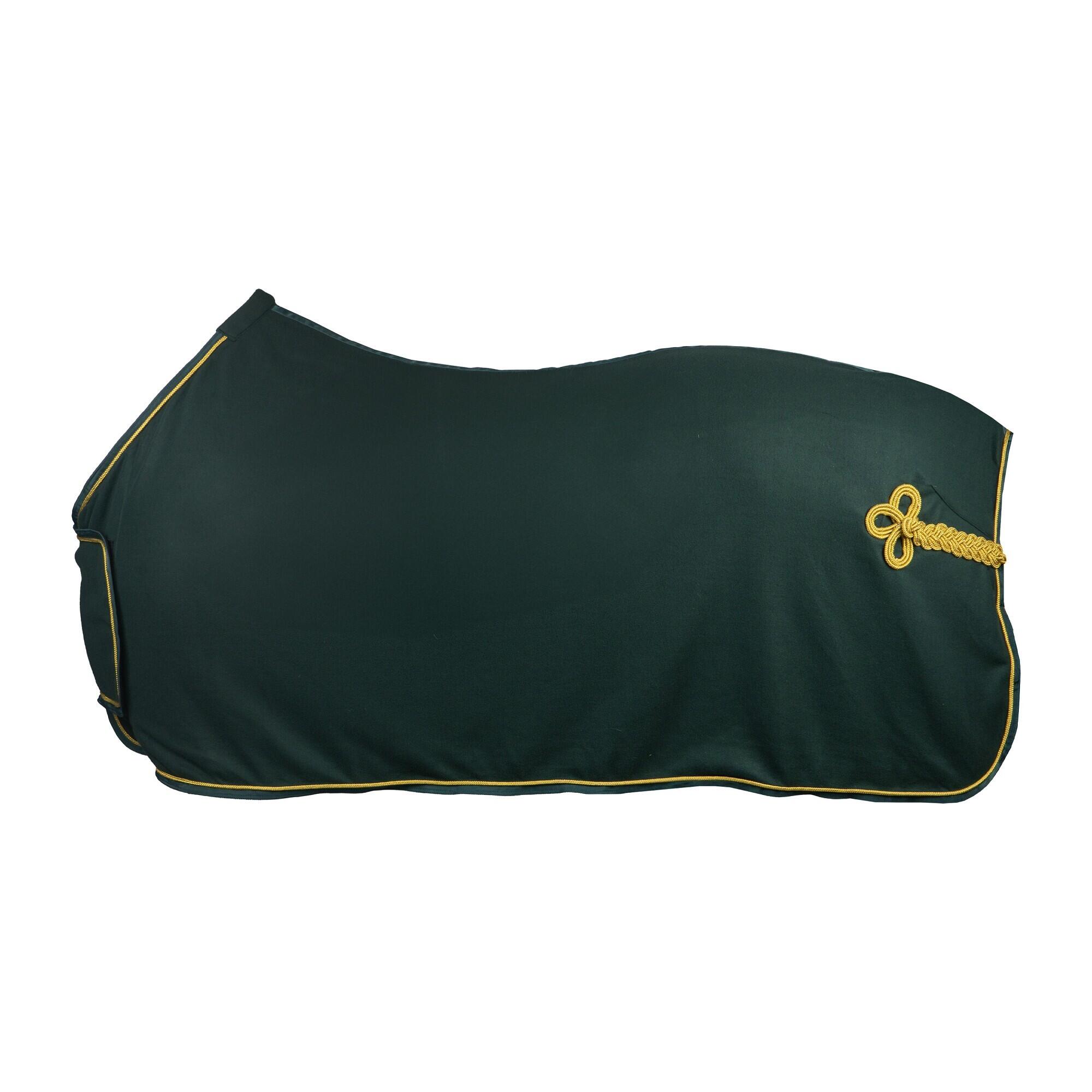 Koc polarowy z klapą na piersi i ozdobą Horka