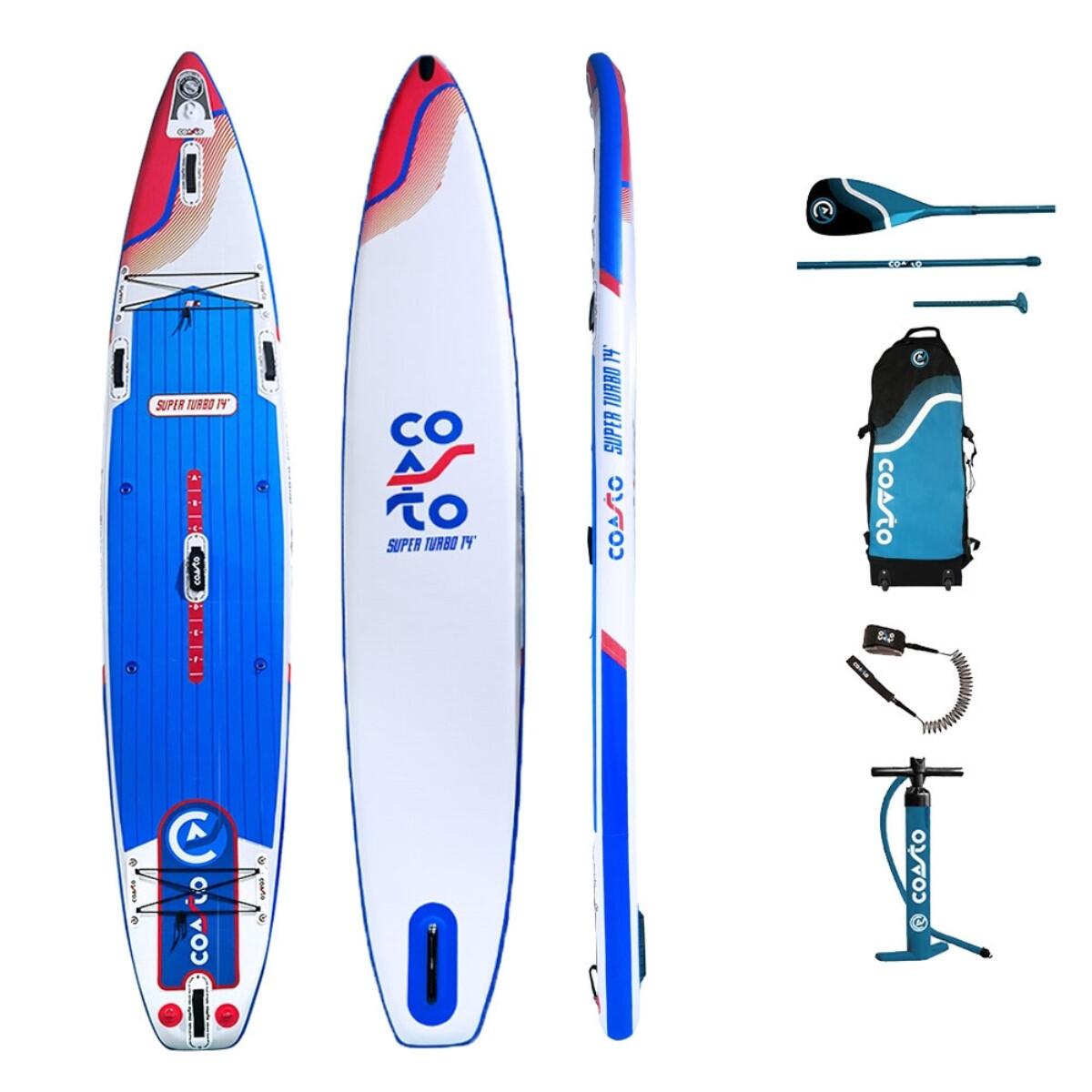 Deska SUP dmuchana Race Super Turbo Dropstitch TTS 427x71x15cm 14'x28x6"