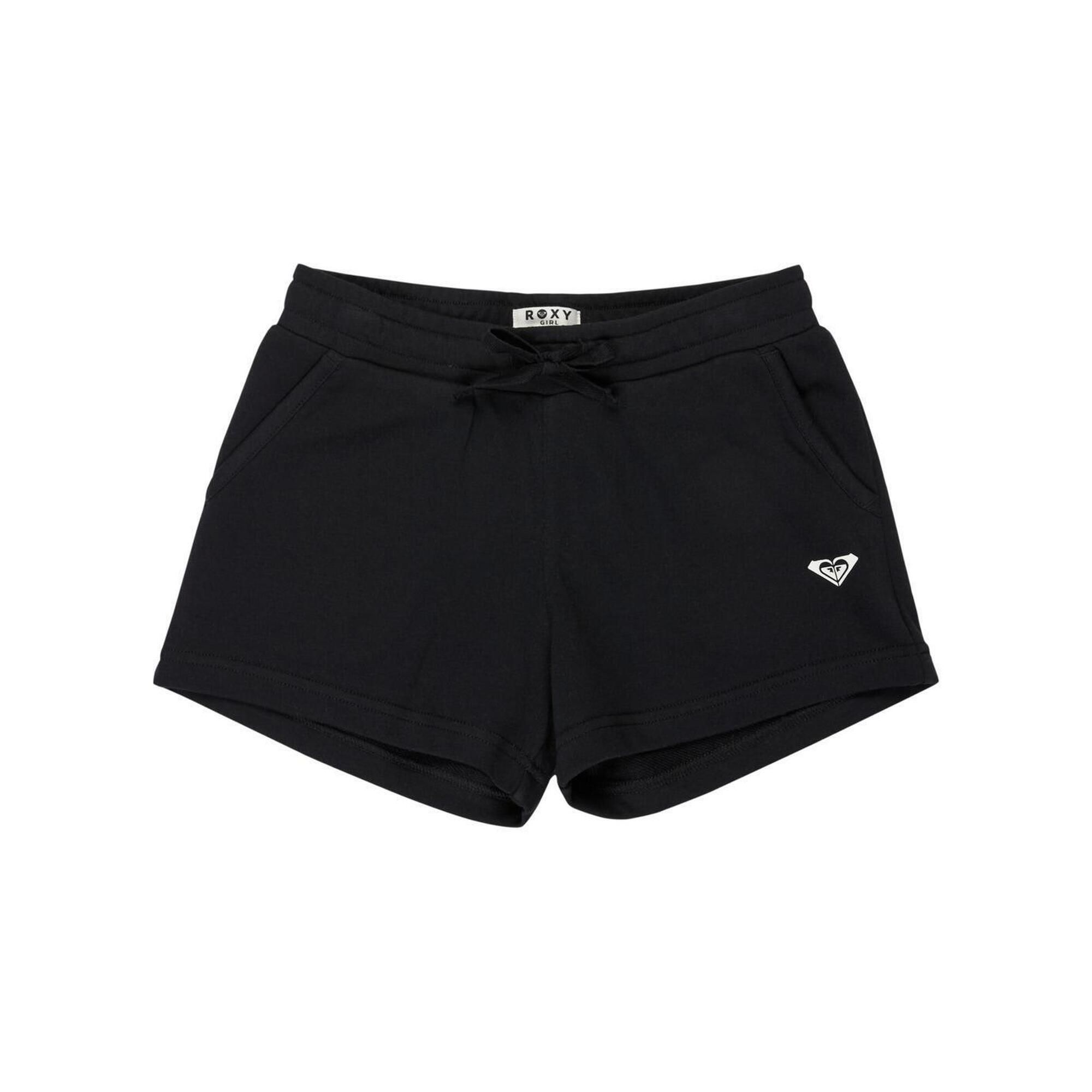 Spodenki dresowe dla Dziewczynki SURF FEELING TERRY Czarny