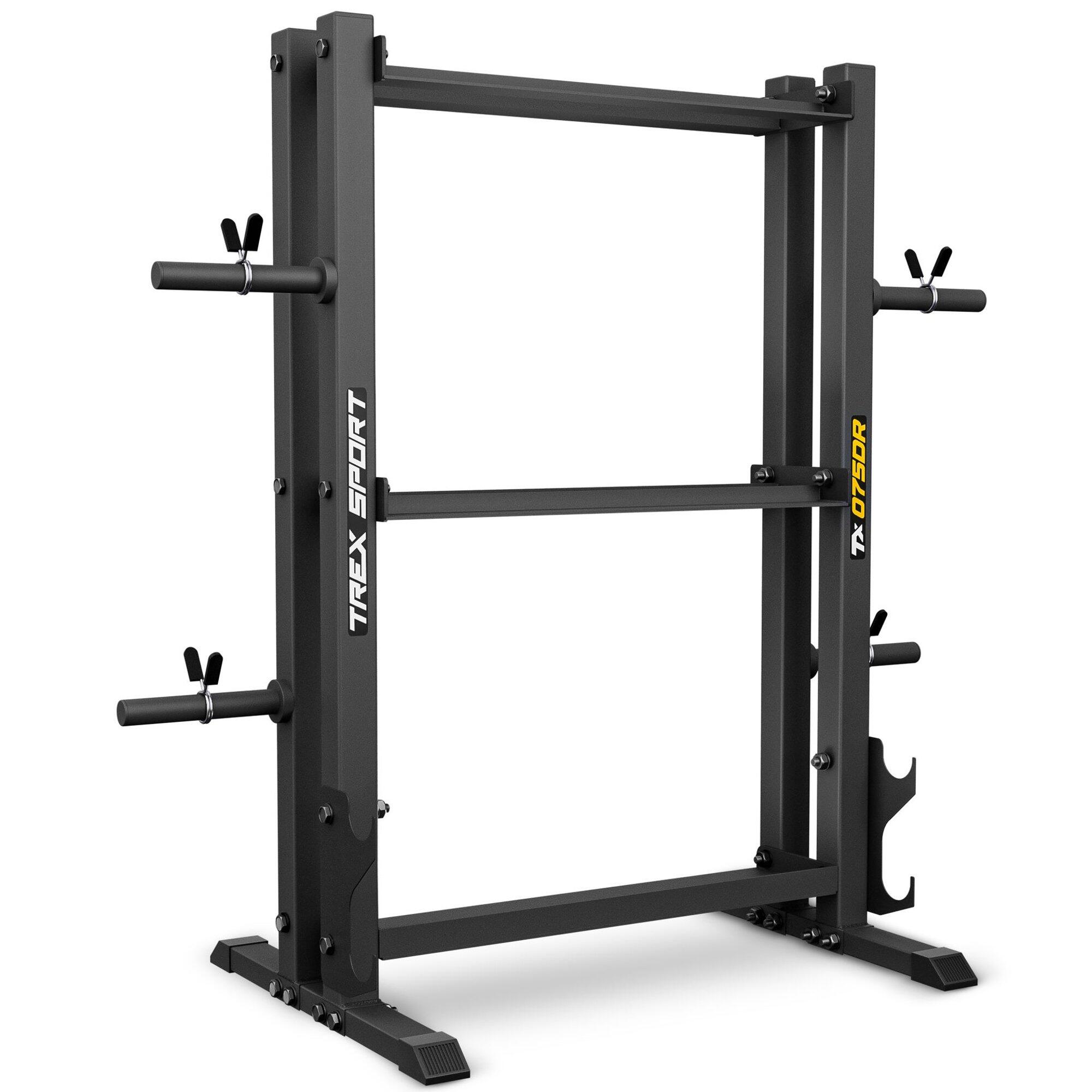 Stojak na hantle obciążenia gryfy Trex Sport TX-075DR 3-półki do 690kg