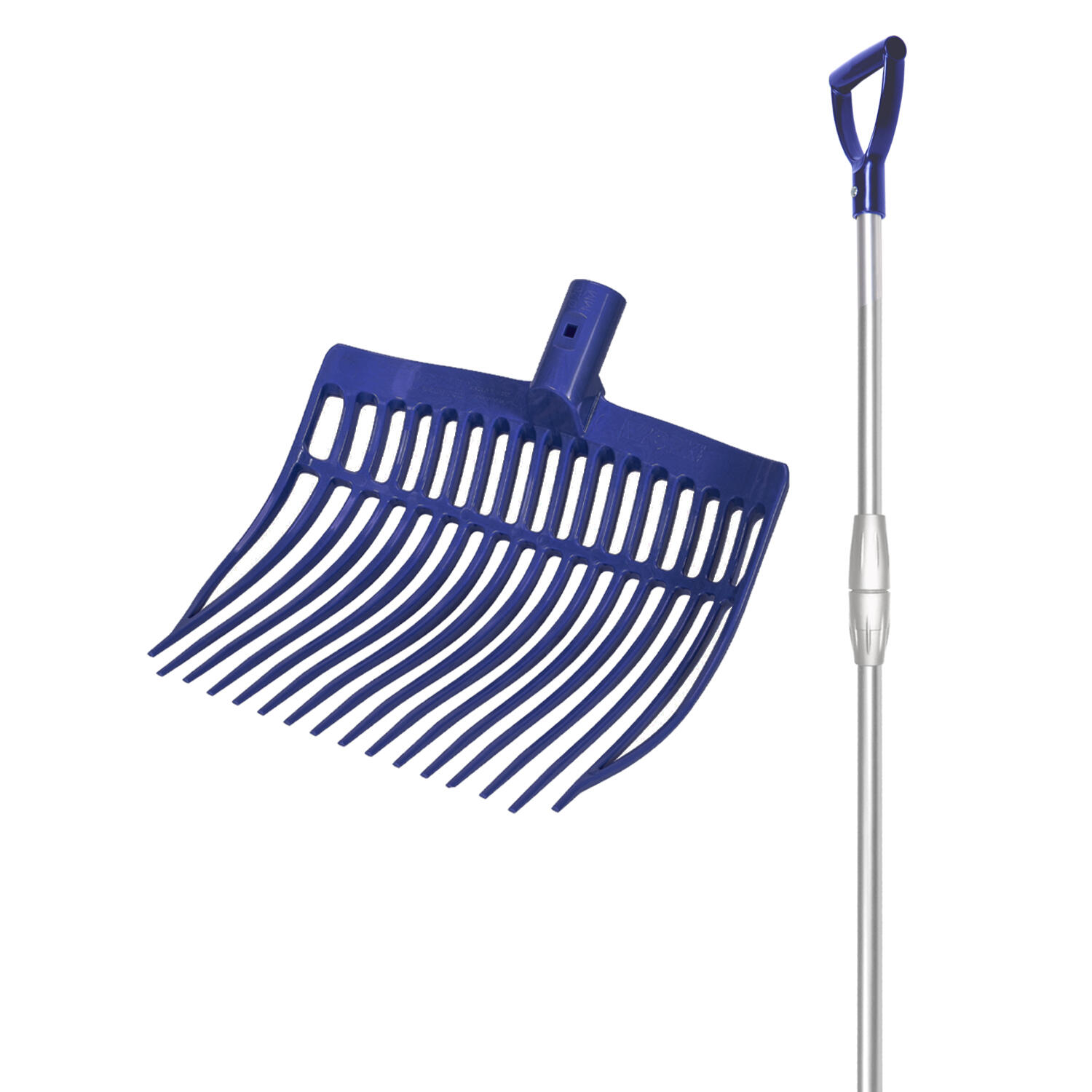 Zaokrąglony, stabilny widelec z teleskopowym, aluminiowym uchwytem