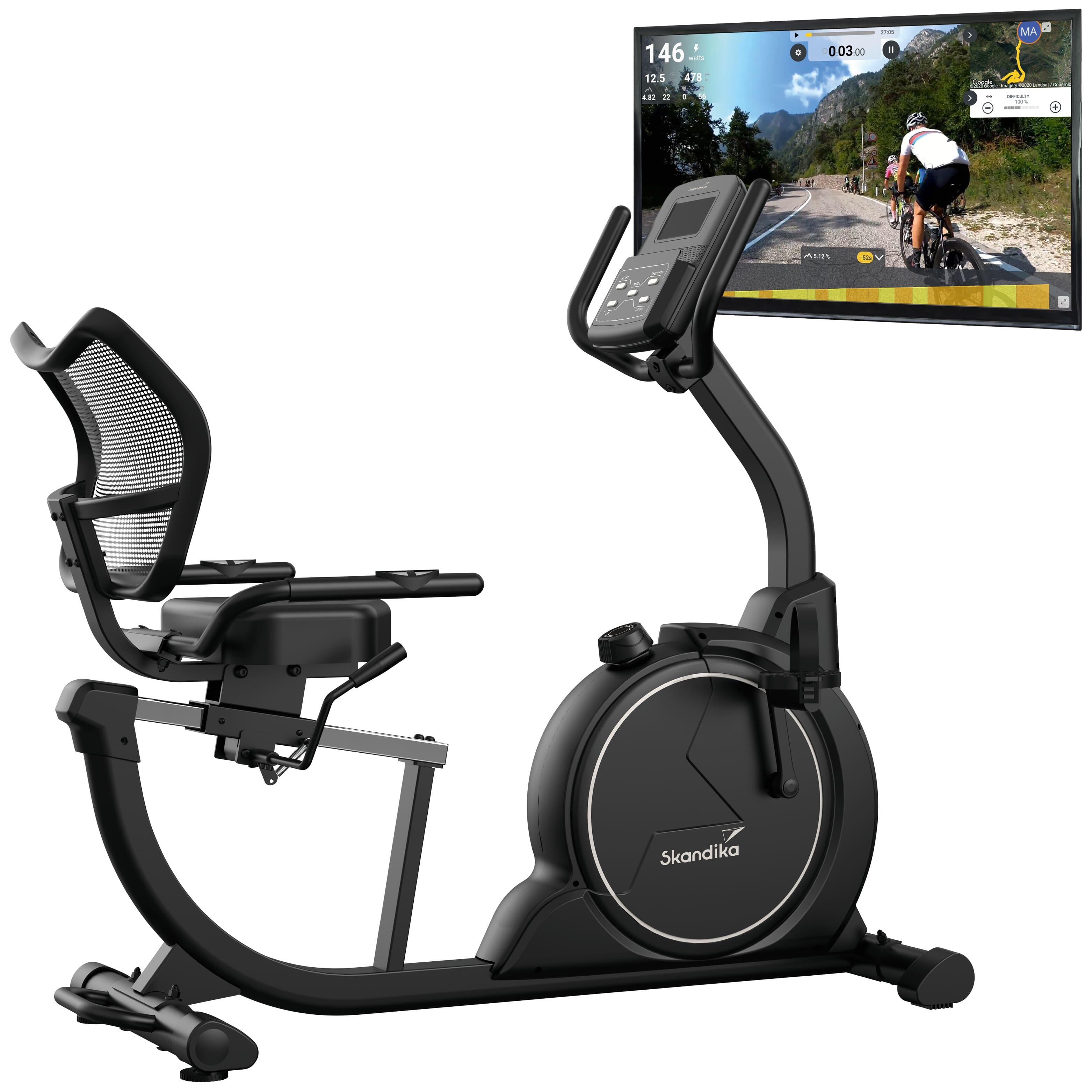 Rower stacjonarny, treningowy, poziomy Cykling P8-H Comfort, magnetyczny