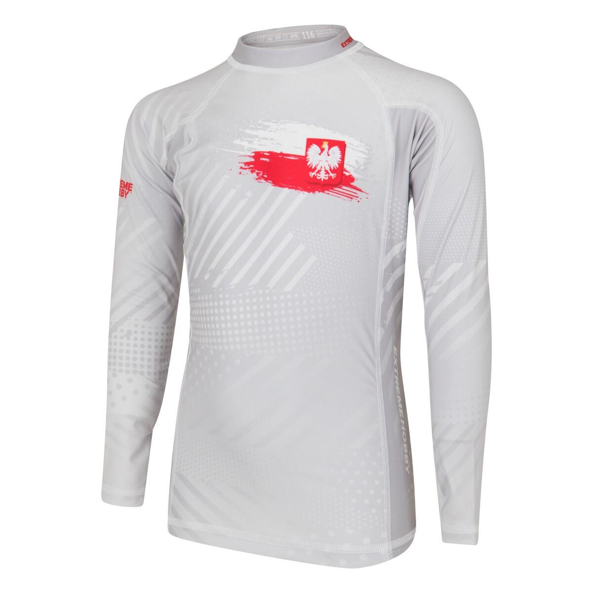Koszulka Rashguard dla dzieci długi rękaw MMA EXTREME HOBBY POLAND PRIME