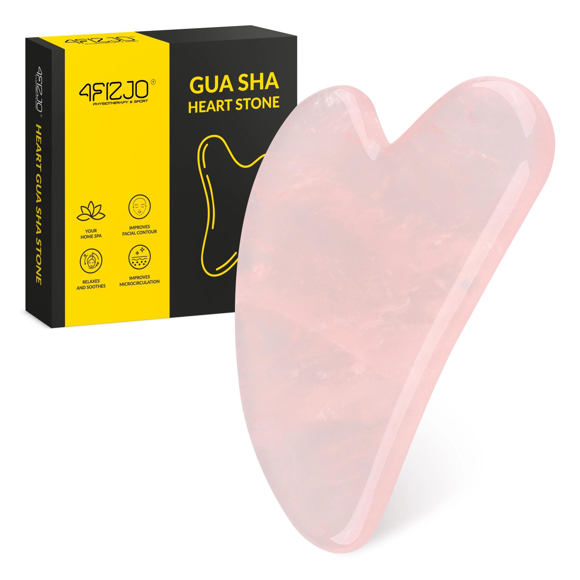 Klasyczny kamień Gua Sha z naturalnego minerału do liftingu 4FIZJO