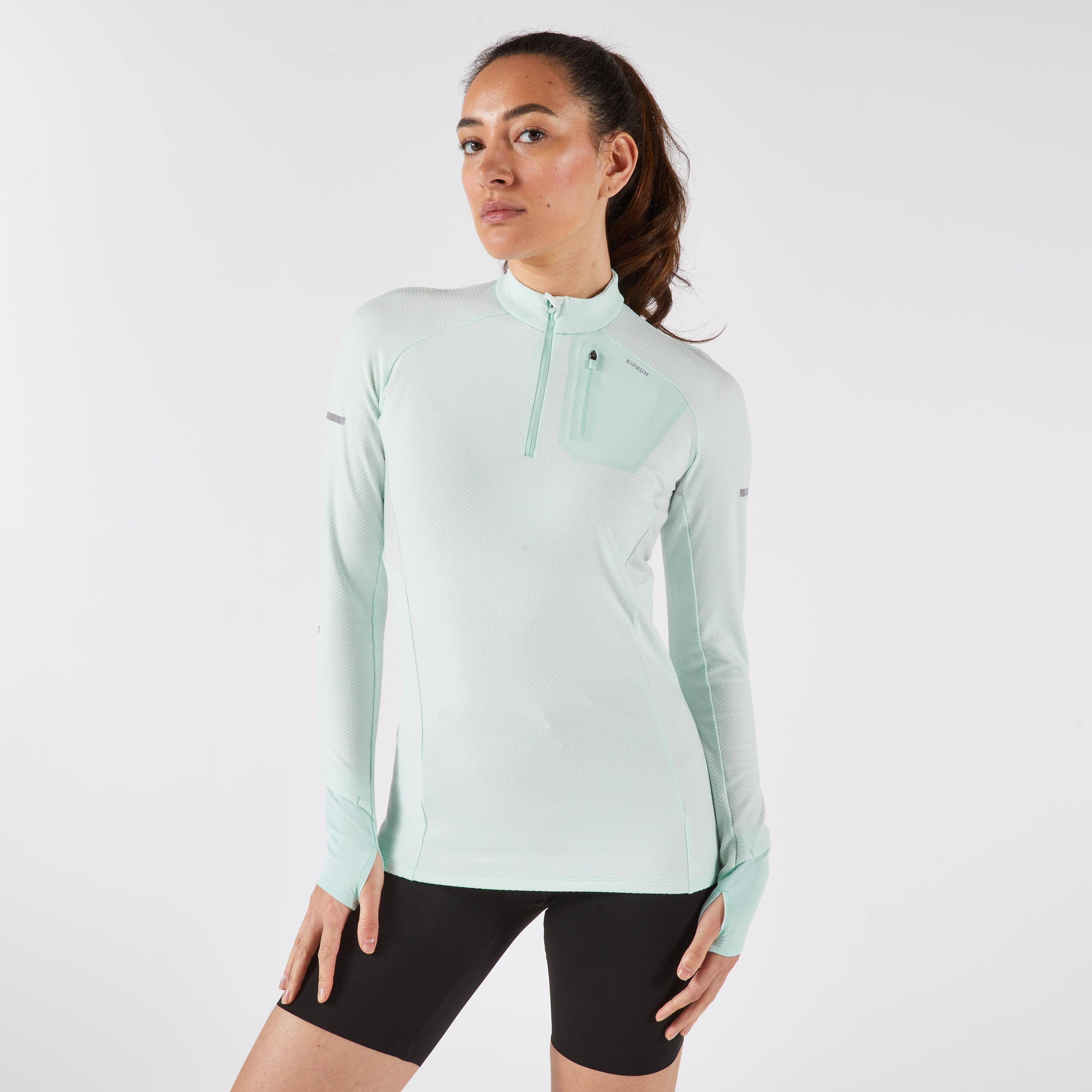 Bluza do biegania damska Kiprun Run 900 Warm