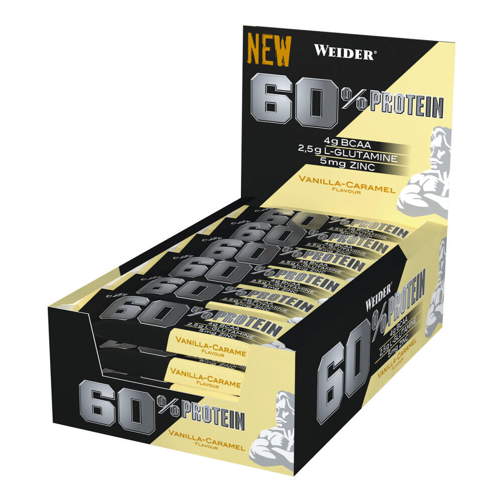 60 Protein Bar 45g x 24 Vanilla-Caramel