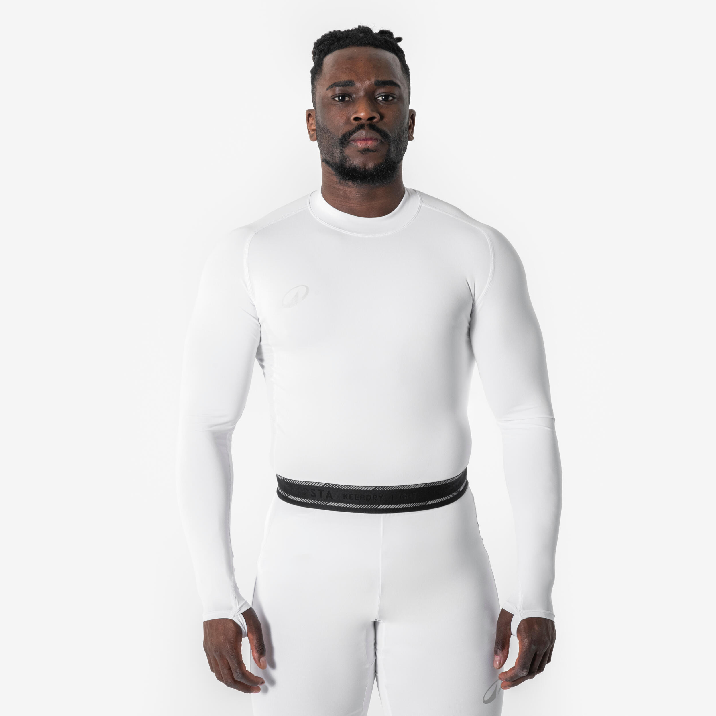 Koszulka termoaktywna długi rękaw unisex Kipsta Keepdry Club