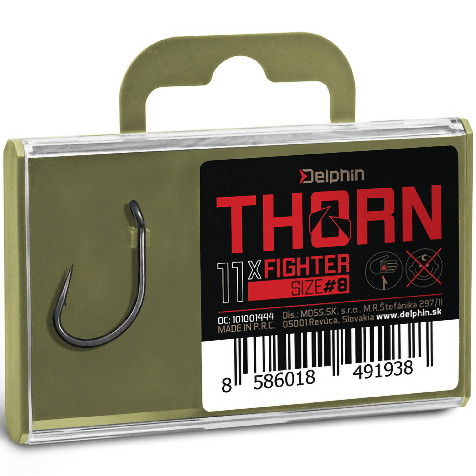 Haczyki Karpiowe Delphin Thorn Fighter 11X R. 6