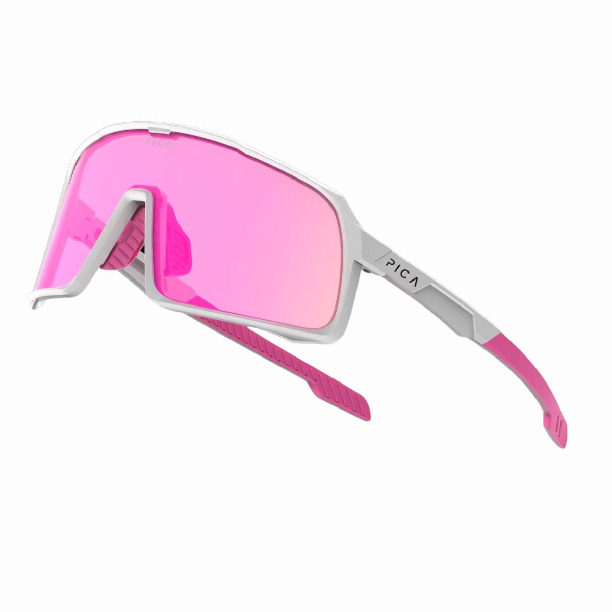 Okulary przeciwsłoneczne na rower TREZADO PICA OLOR fotochromowe różowe