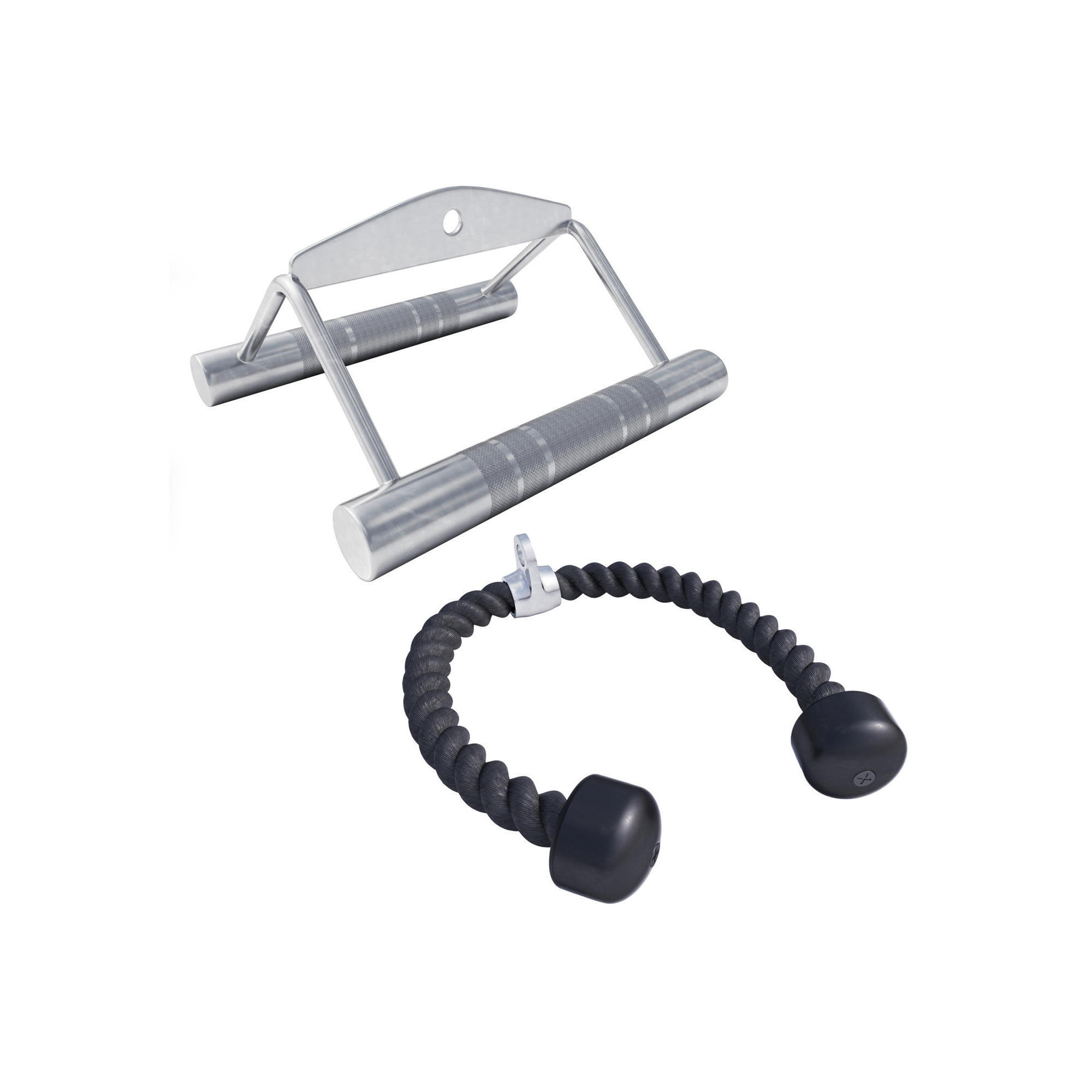 Zestaw uchwytów do wyciągu: lina i uchwyt równoległy