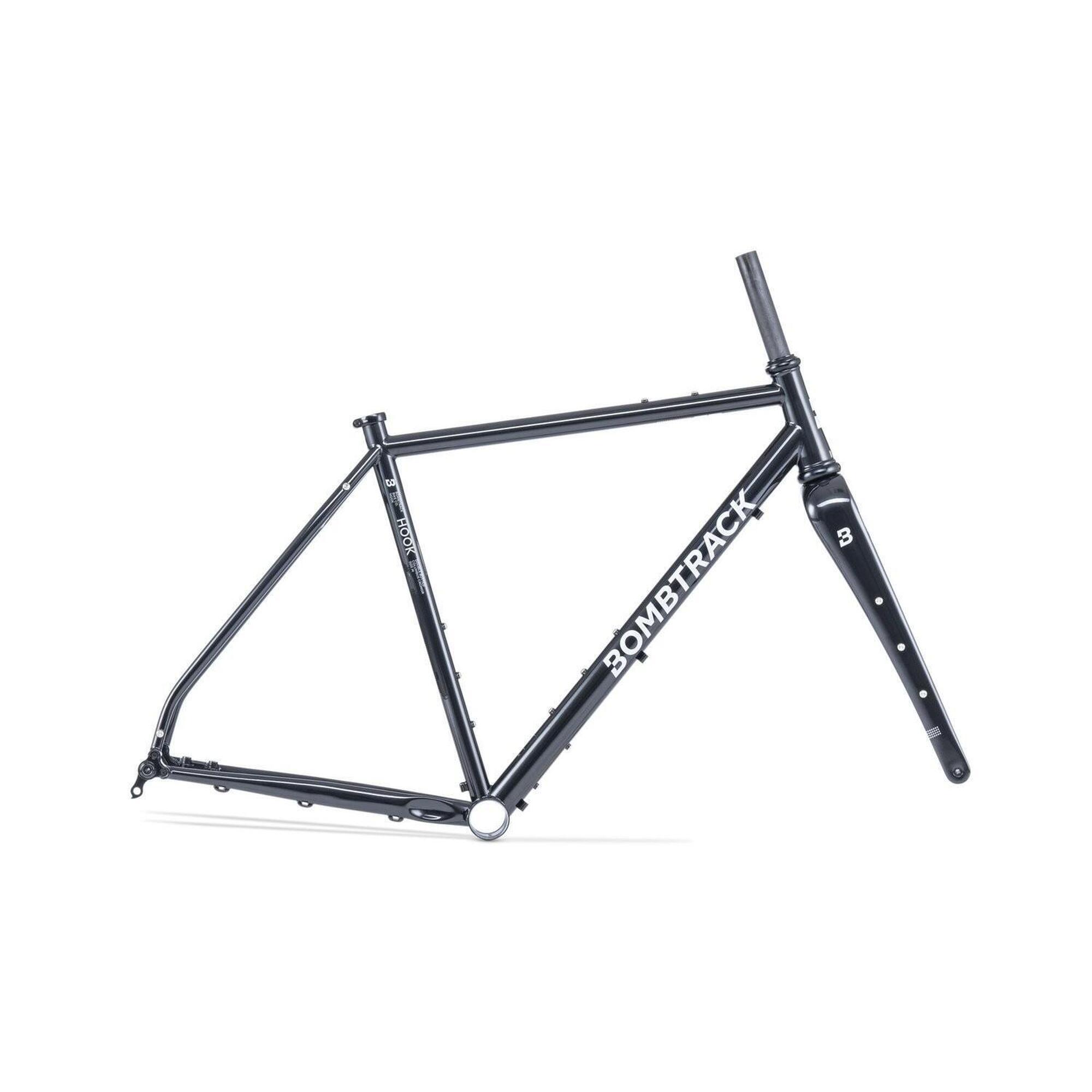 Zestaw widelców Bombtrack Hook Frame Fork Metallic Black L - 54