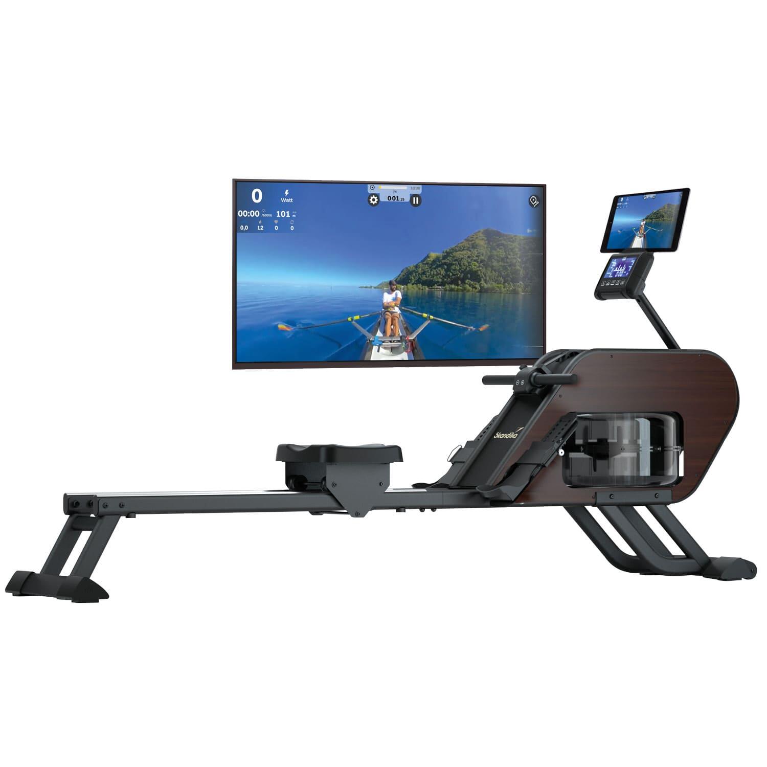 Wioślarz stacjonarny, hybrydowy, wodno-magnetyczy Nemo III Hybrid, do 130 kg