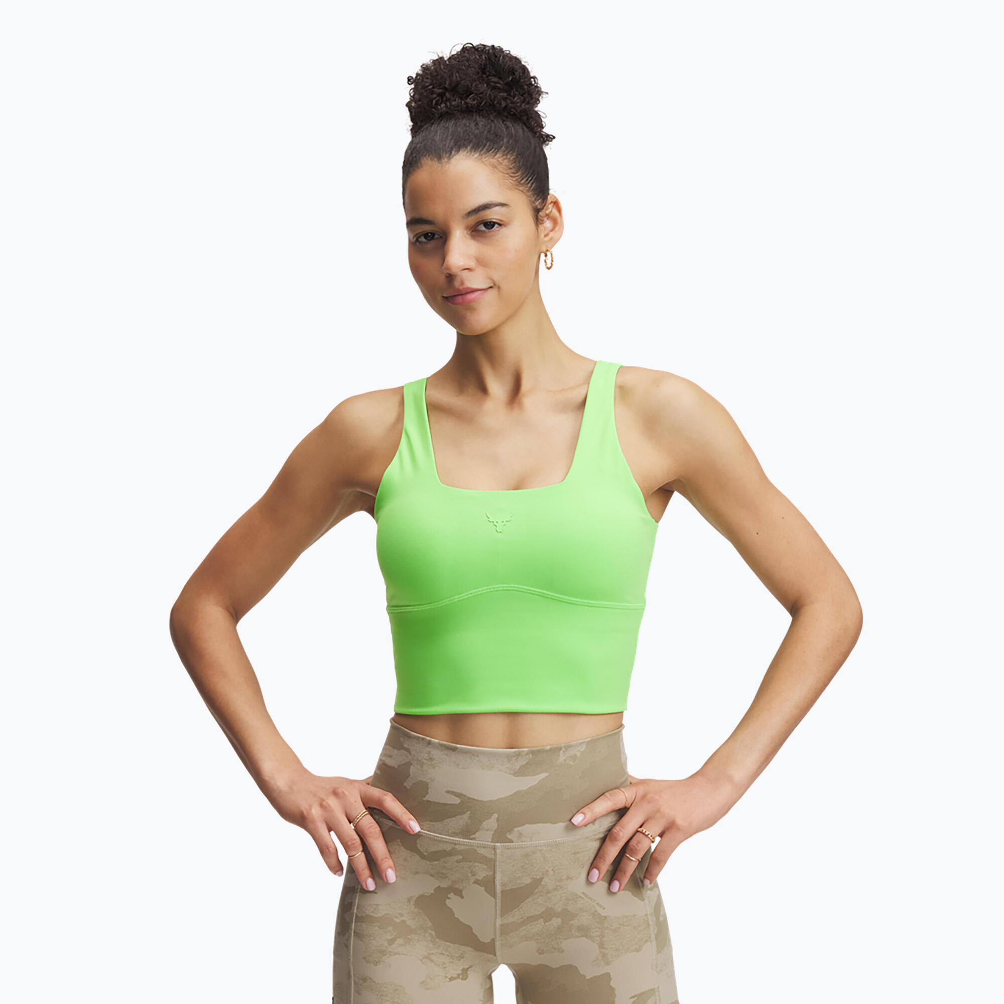 Biustonosz Under Armour Project Rock Fitted Bra Tank