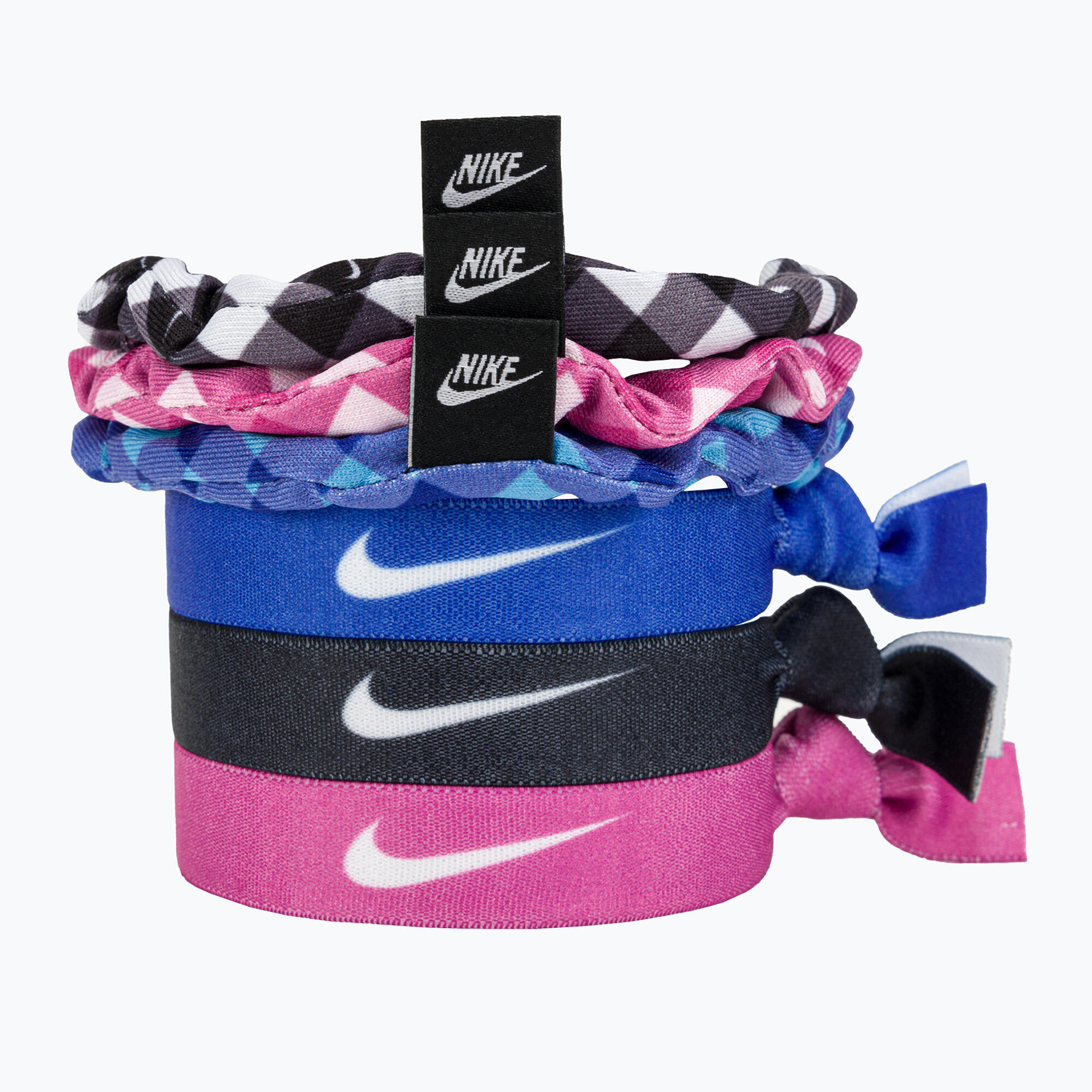 Gumki do włosów Nike Mixed Hairbands With Pouch 6 szt.