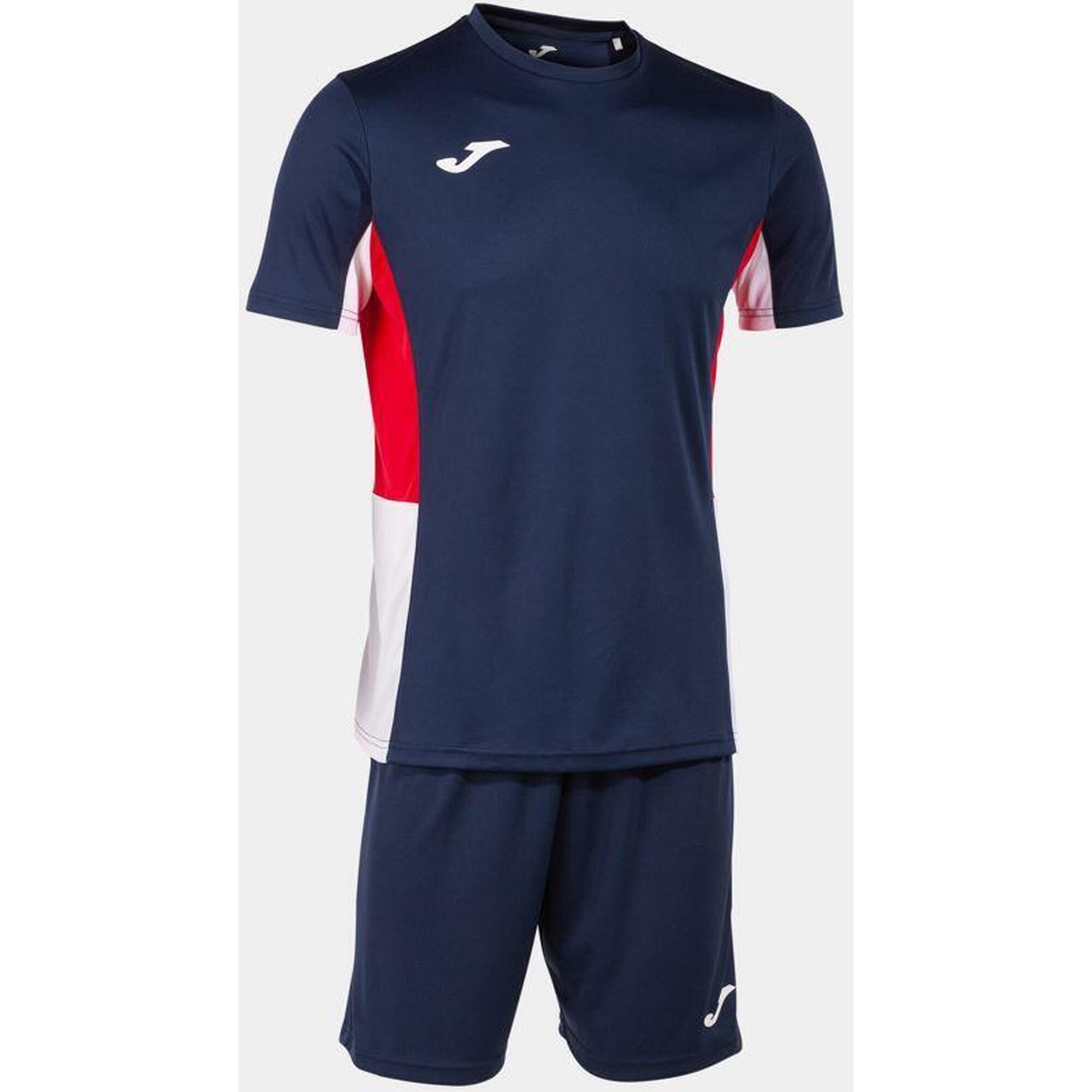 Zestaw Sportowy Joma Danubio II 3XS - Granatowy/Czerwony/Biały