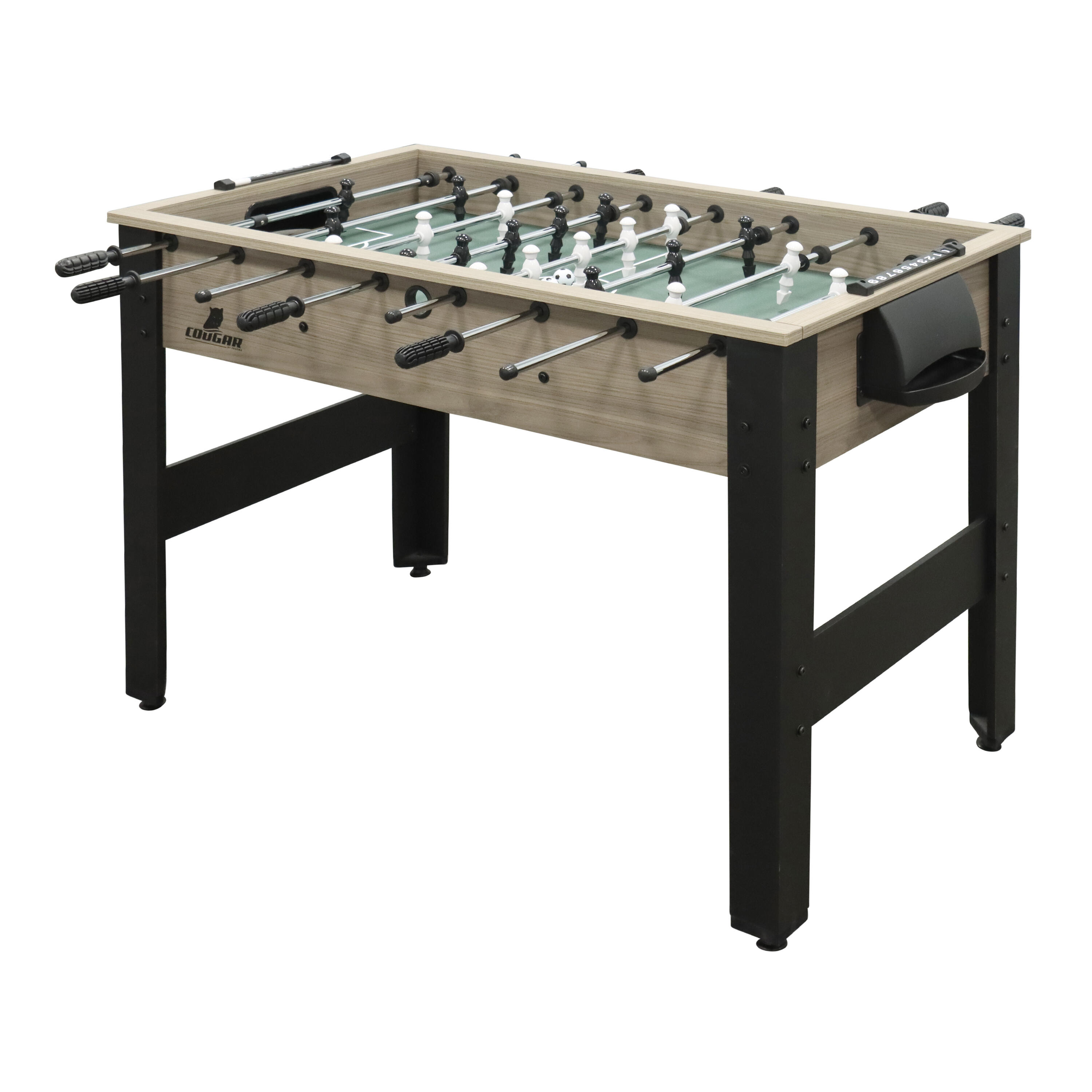 Stól do pilkarzyków Spin Kick | Akcesoria w zestawie, dab/czarny