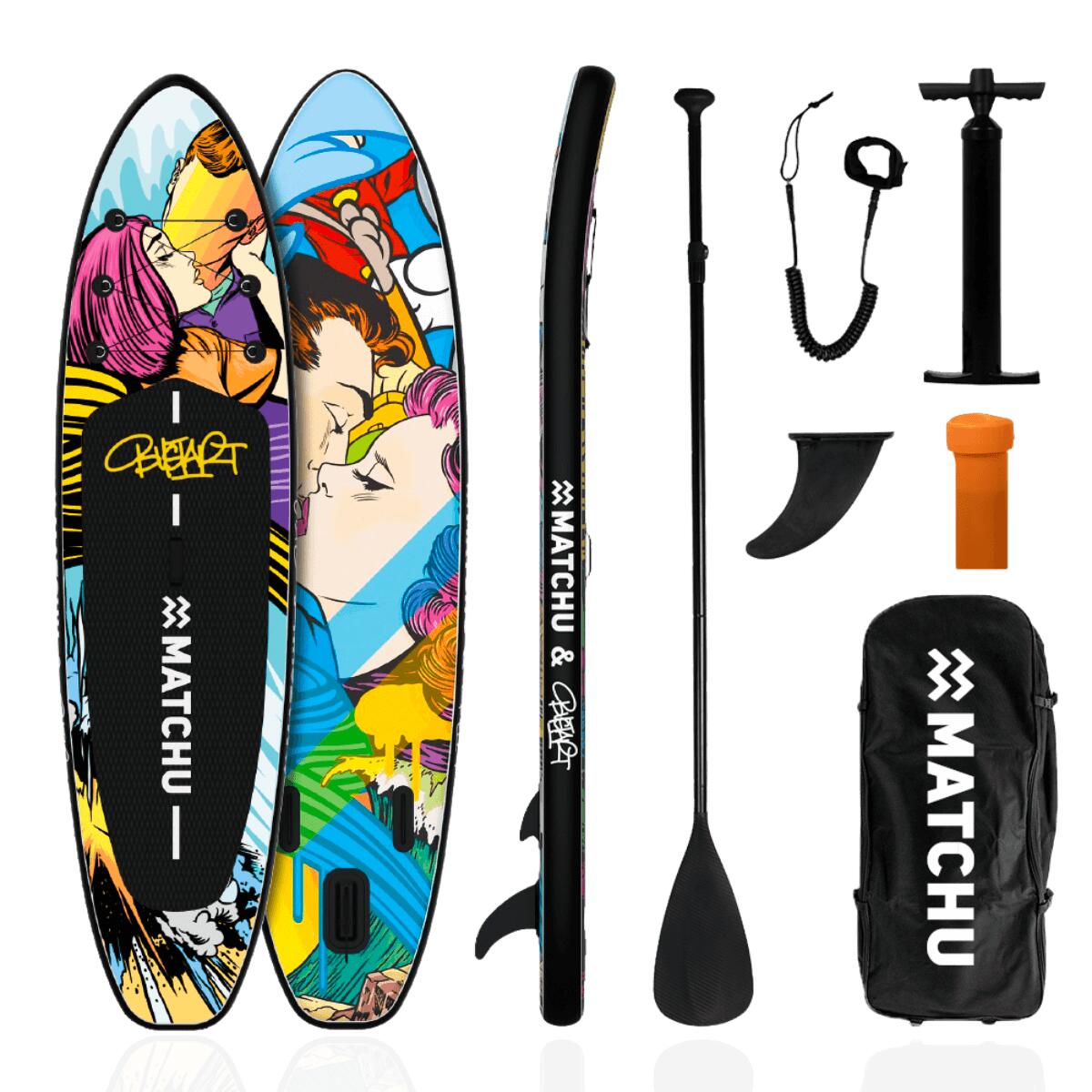 BUSTART x MATCHU - Deska SUP pneumatyczna - Limited Art Collection