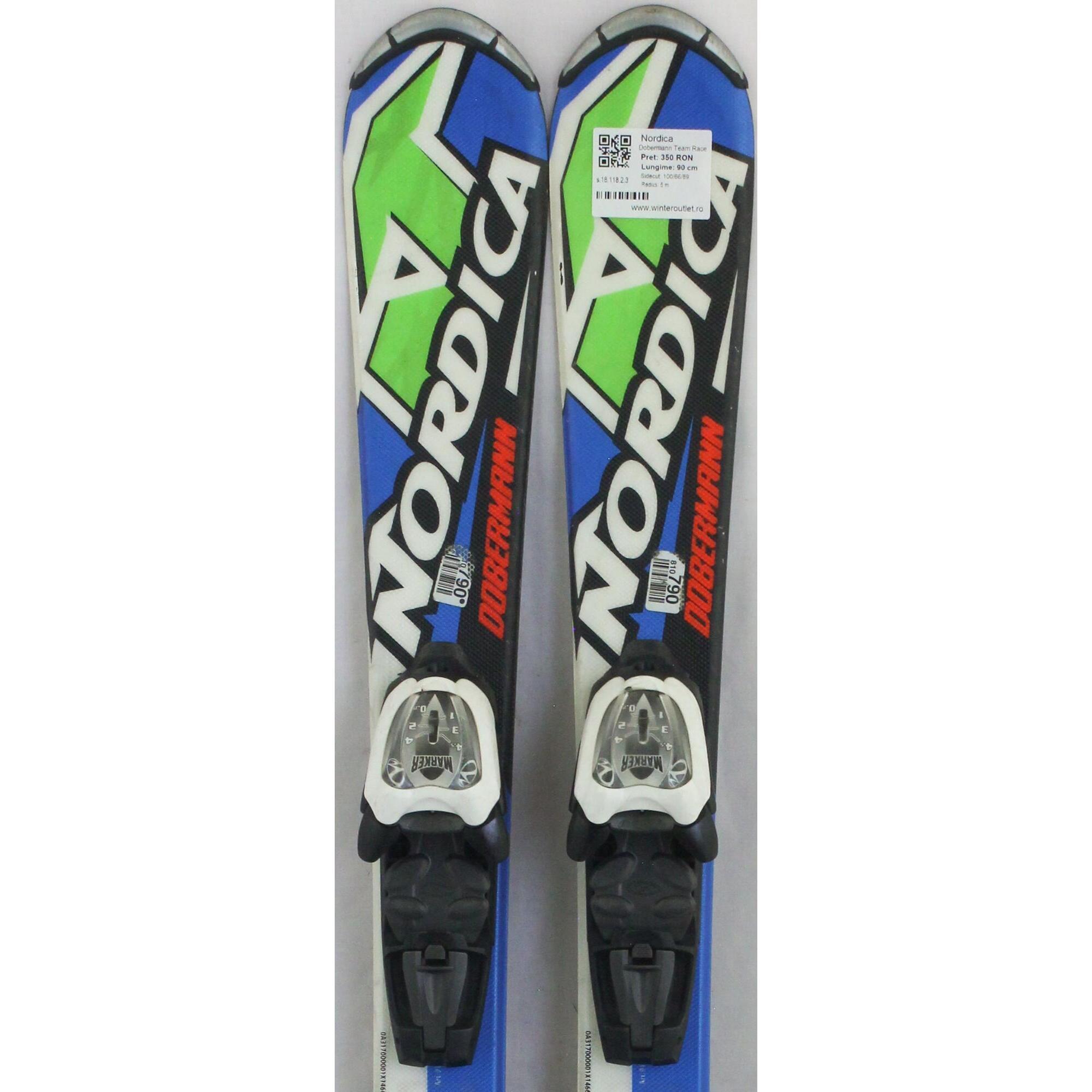 Second Life- Narty NORDICA Dobermann Team Race J, 80 cm- Stan bardzo dobry