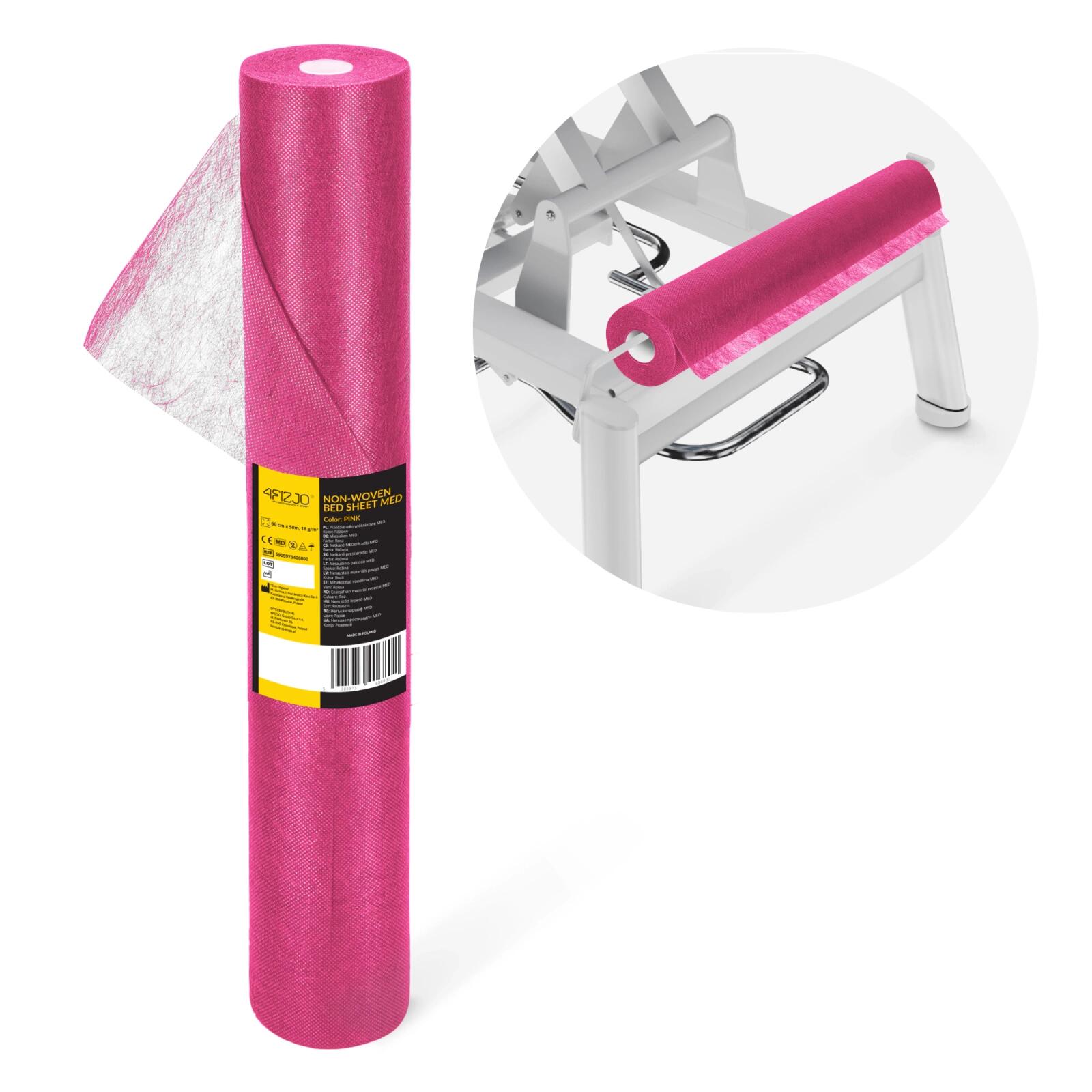 Jednorazowy podkład medyczny w rolce 4FIZJO 60 cm x 50 m