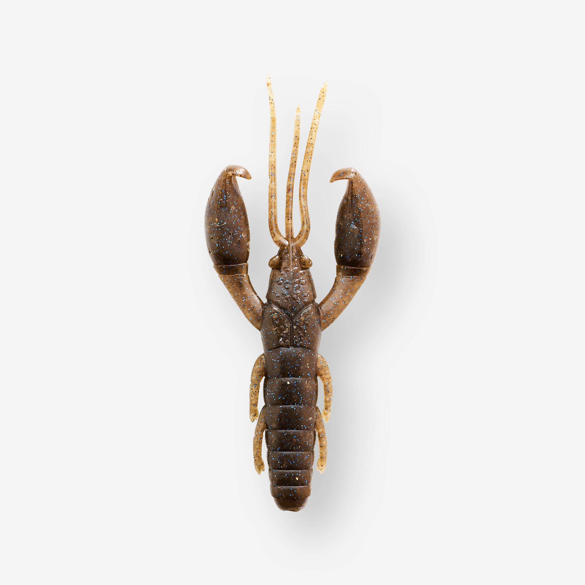 Przynęta miękka nasączona atraktorem Caperlan WXM Yubari CRW 9 cm pumpkin blue