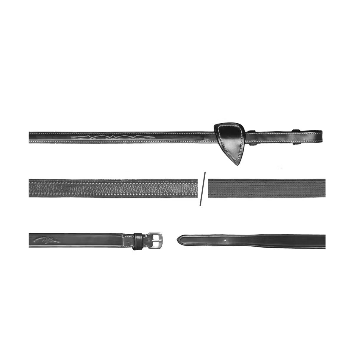 Skórzane lejce dla koni Dy'on 1/2"