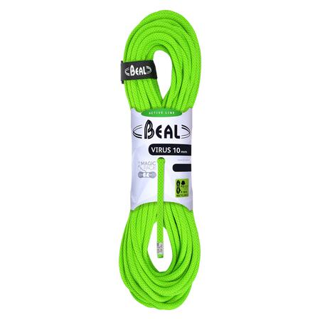 Lina wspinaczkowa dynamiczna Beal Virus 10 mm 70 m Solid Green