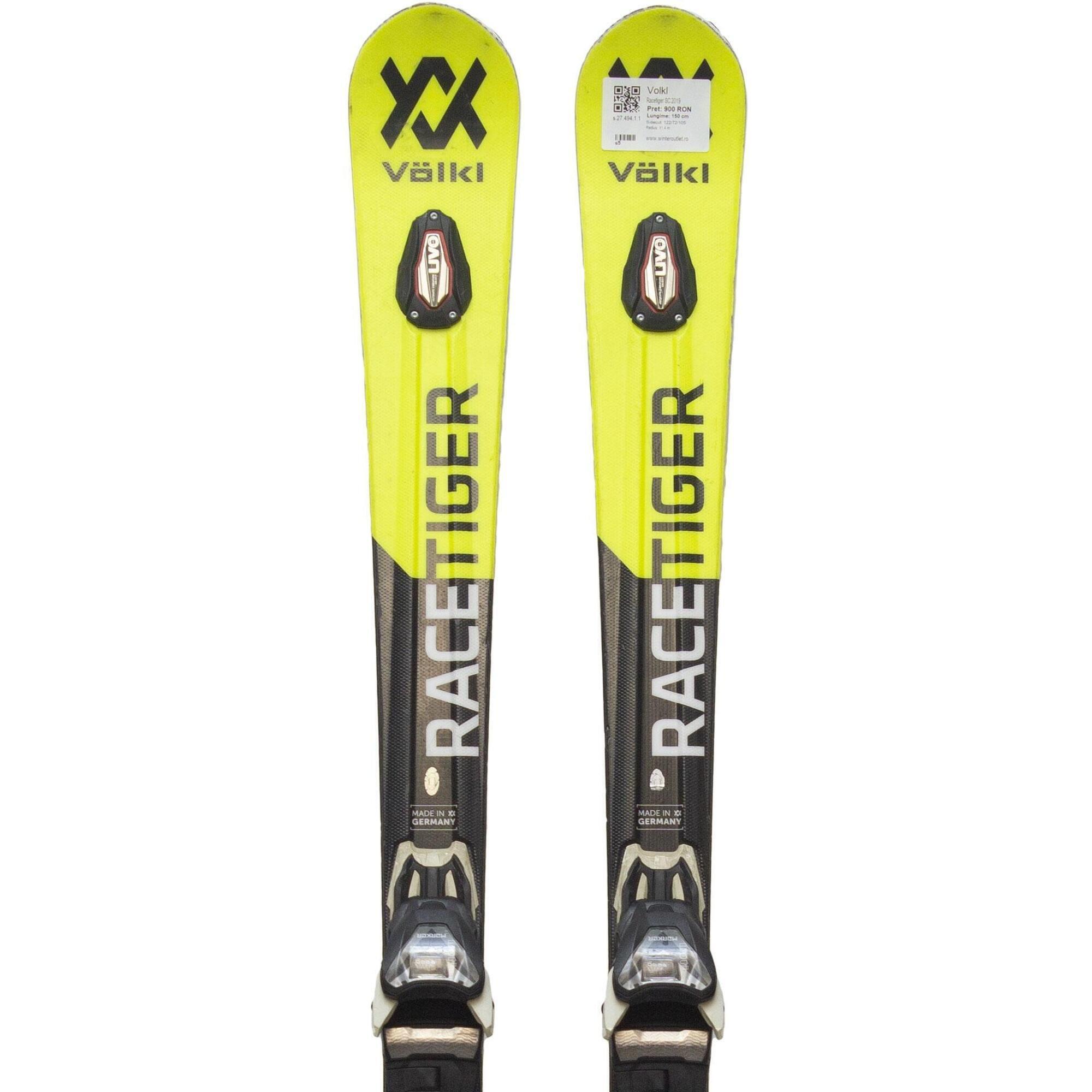 Second Life- Narty VOLKL Racetiger SC 2019, 150 cm- Stan bardzo dobry