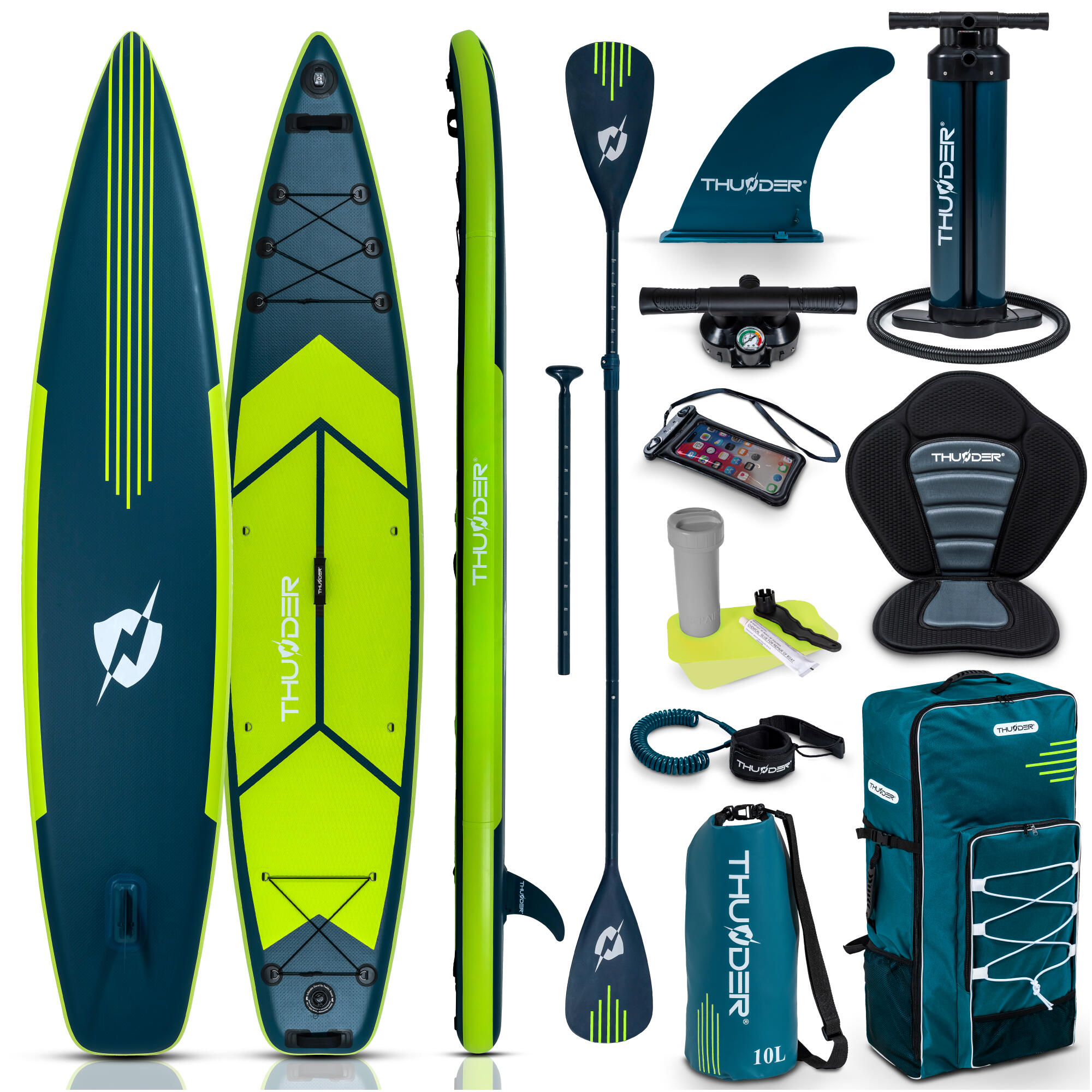 Deska SUP pompowana akcesoria THUNDER VISO 365cm