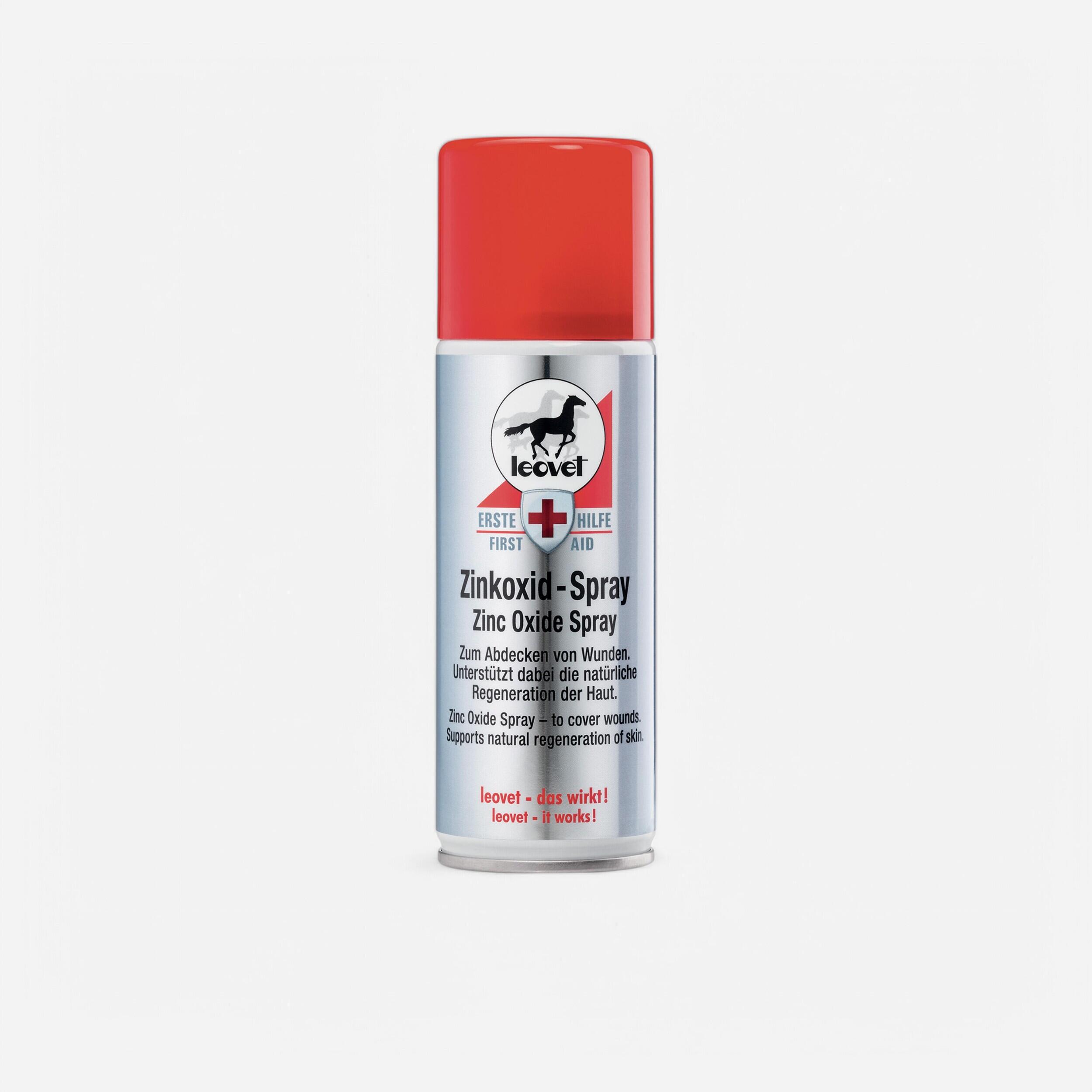 Spray pierwsza pomoc dla koni z tlenkiem cynku Leovet 200 ml