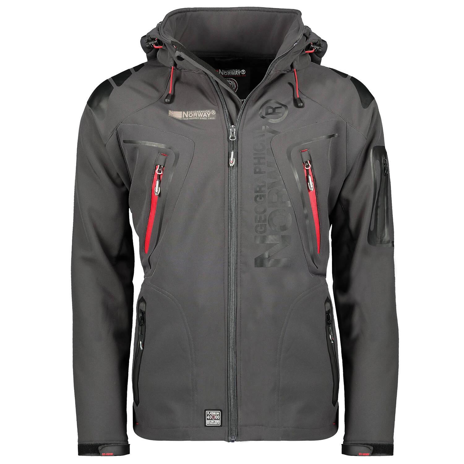 Kurtka softshell męska Geographical Norway Techno DB MEN 056 (WU4563H/GN-DARK