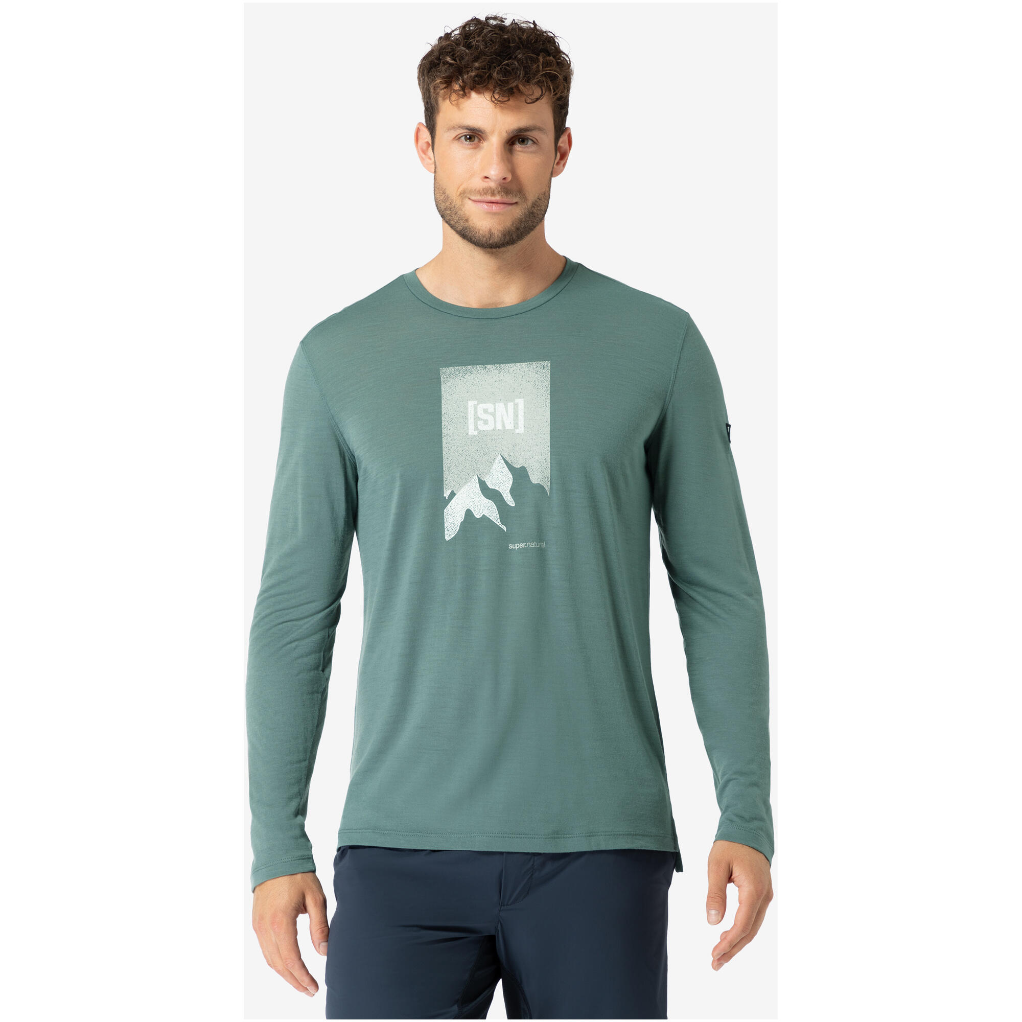 Koszulka z długim rękawem męska SUPER.NATURAL M 2 Pitch LS