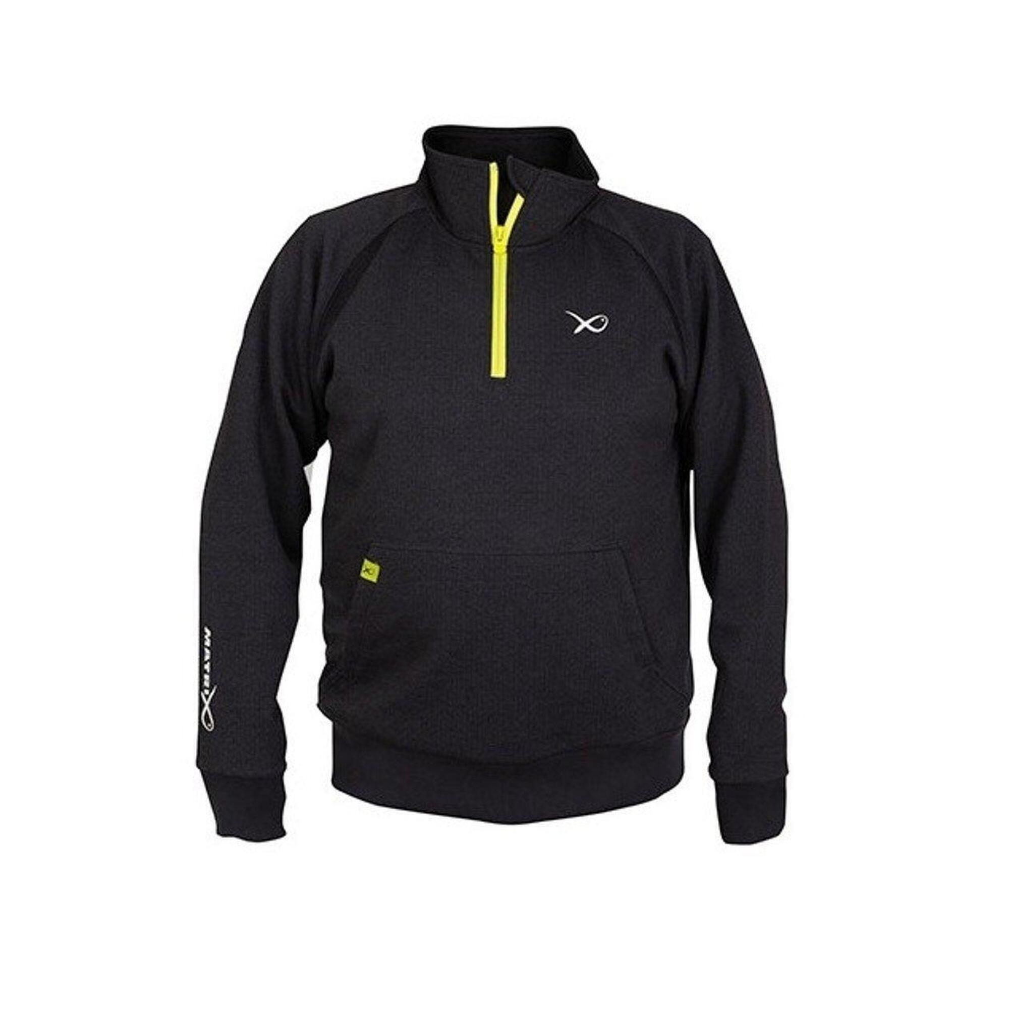 Bluza Męska Wędkarska Matrix Minimal Sweater Marl+Lime