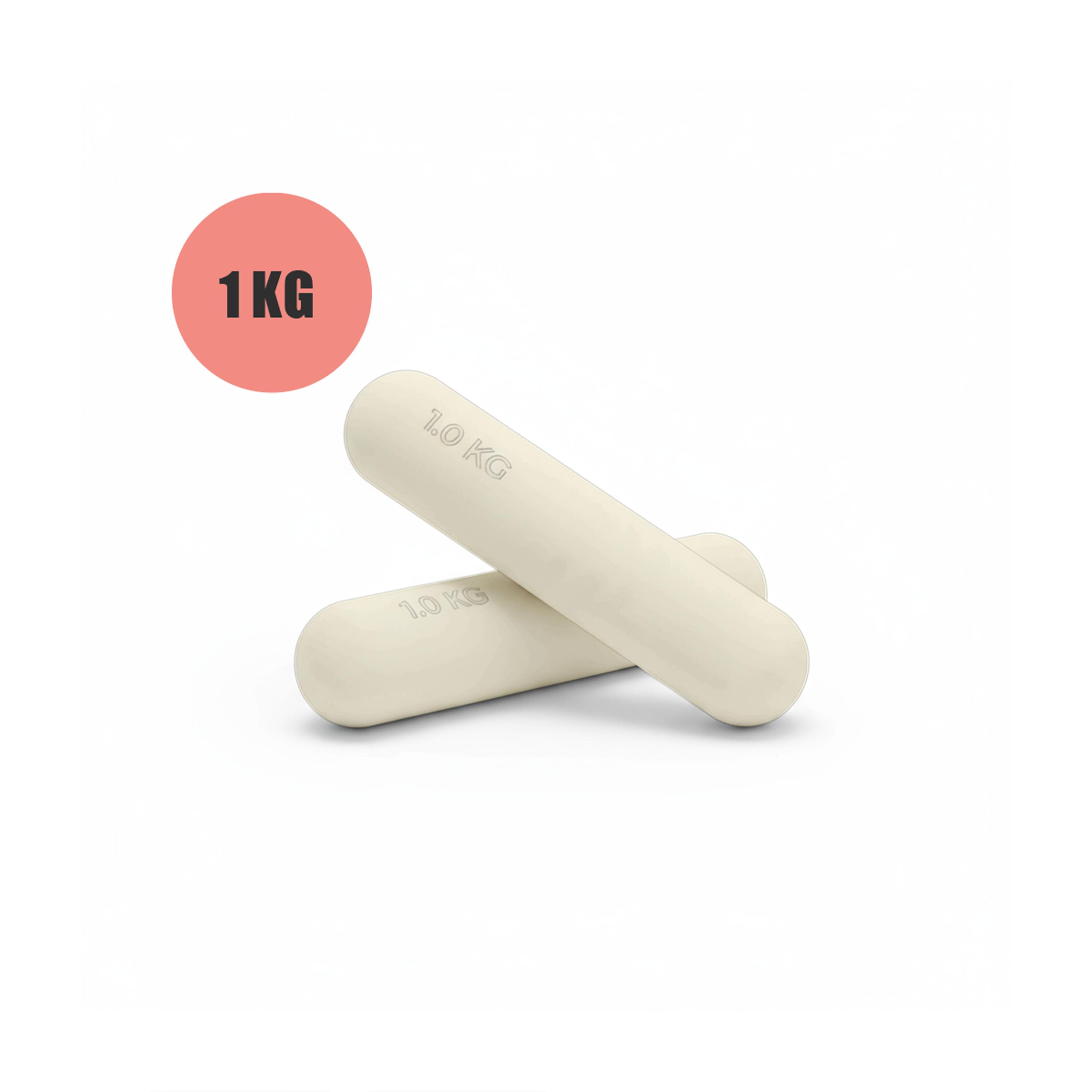 ZESTAW HANTLE HANTELKI DO ĆWICZEŃ PILATES FITNESS 2x 1KG