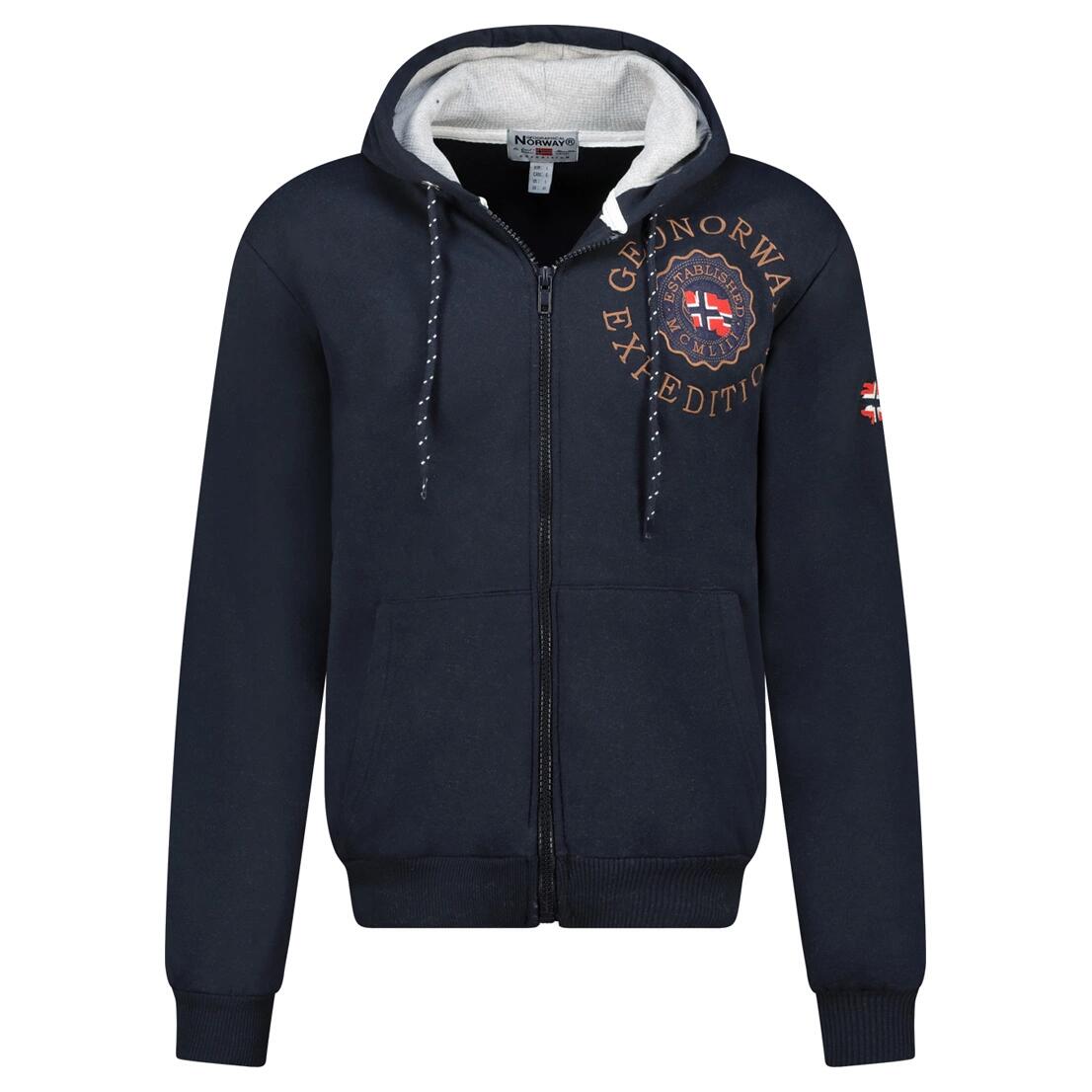 Bluza męska Geographical Norway GEGANTO NAVY, granatowa.